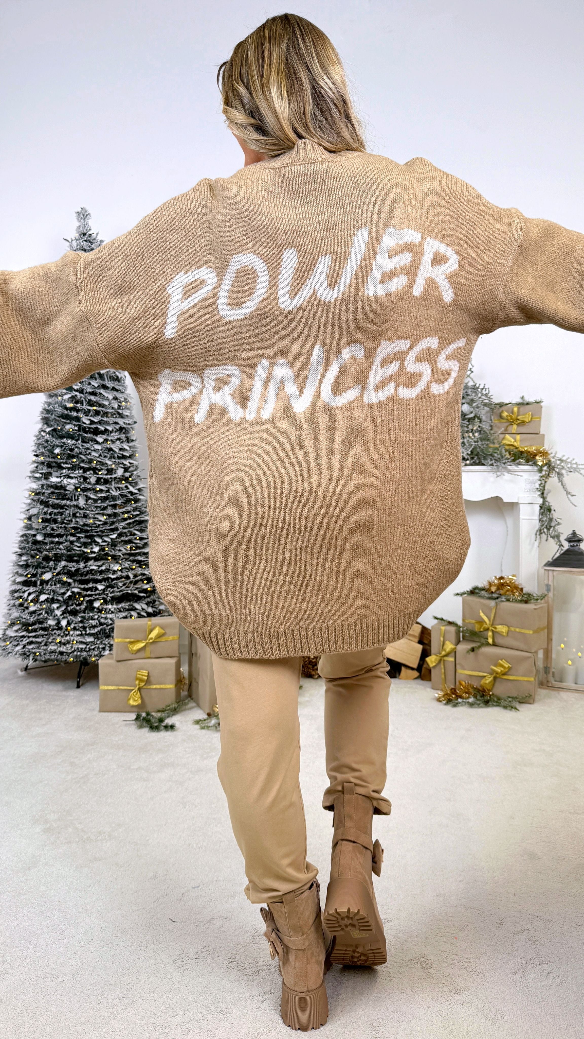 Strickpullover Power Princess *Camel*