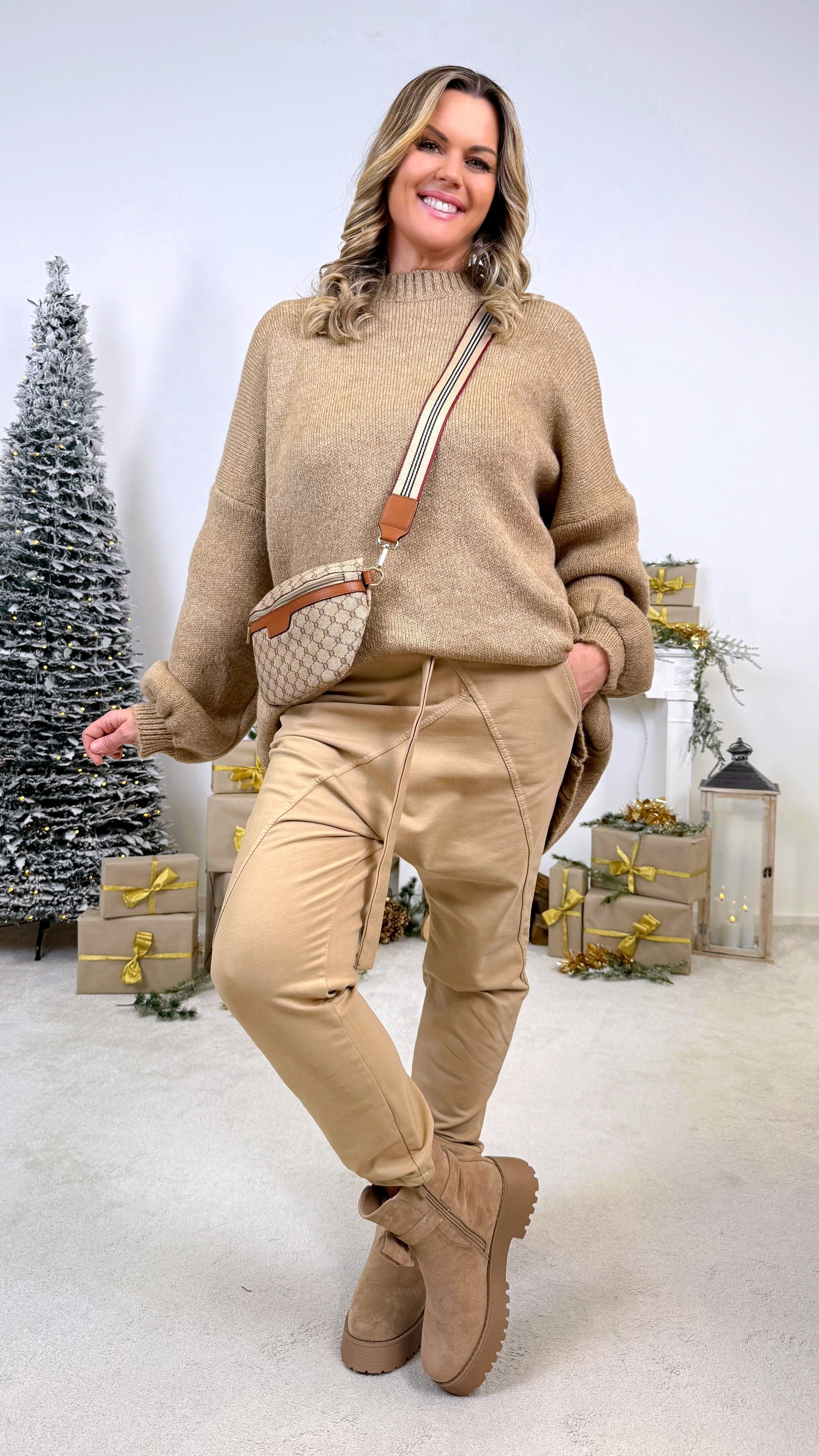 Strickpullover Power Princess *Camel*