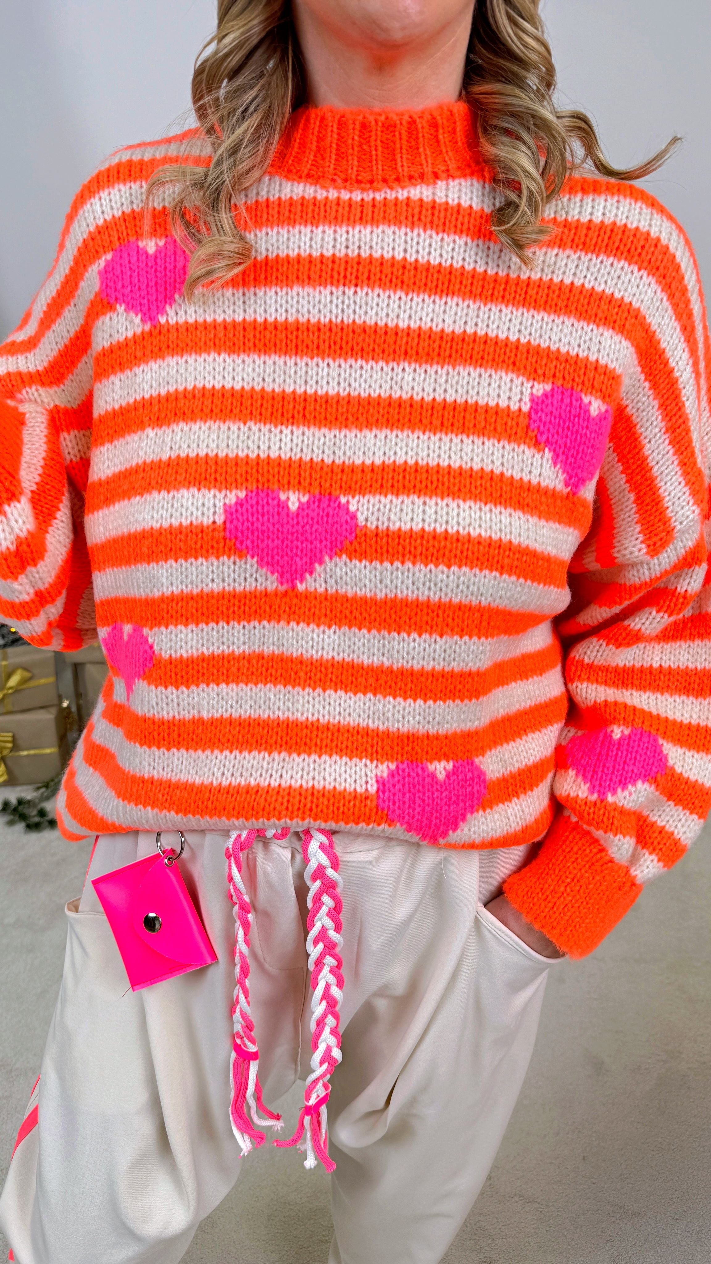 Pullover Candy Heart *Orange*