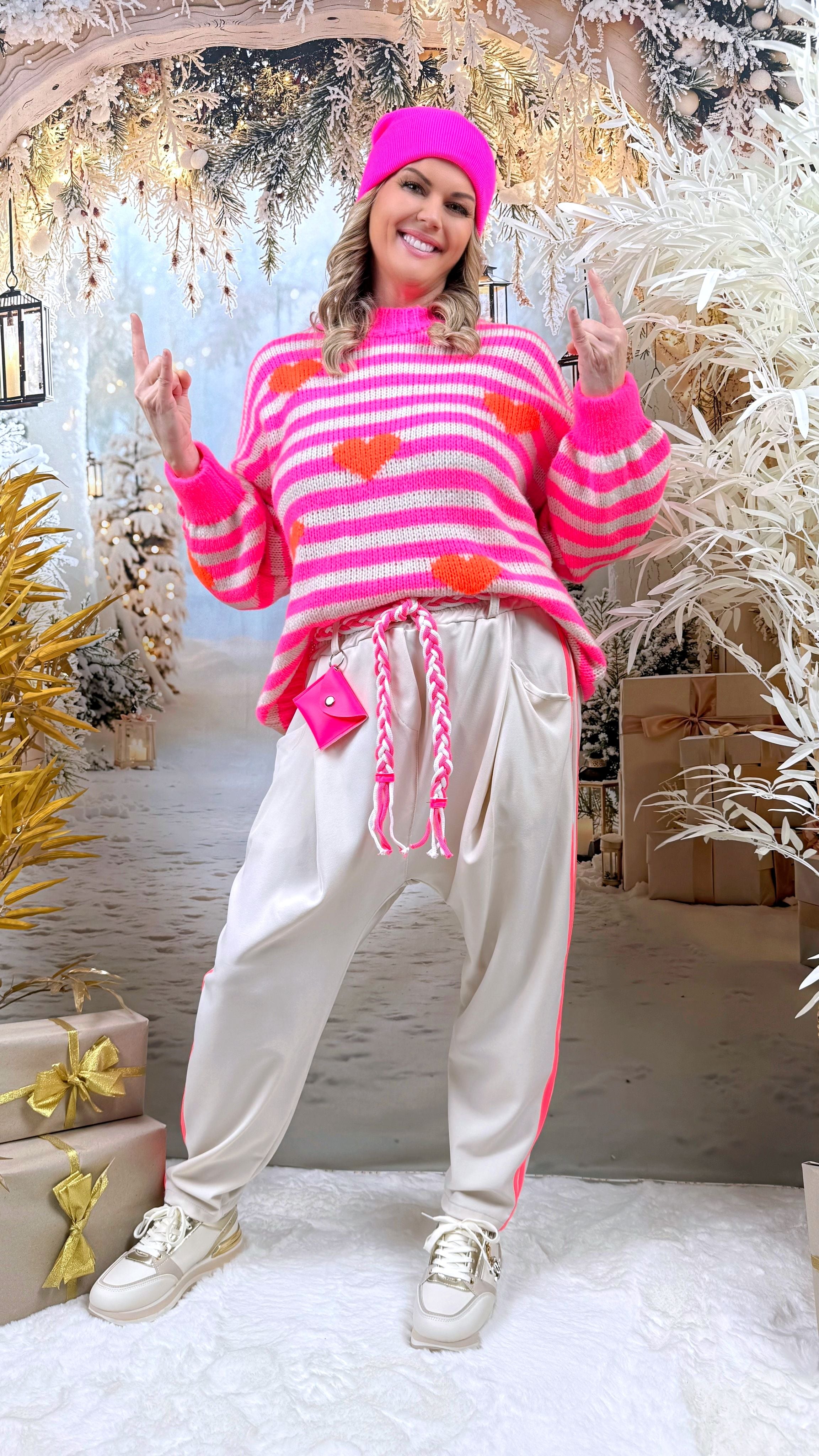 Pullover Candy Heart *Pink*