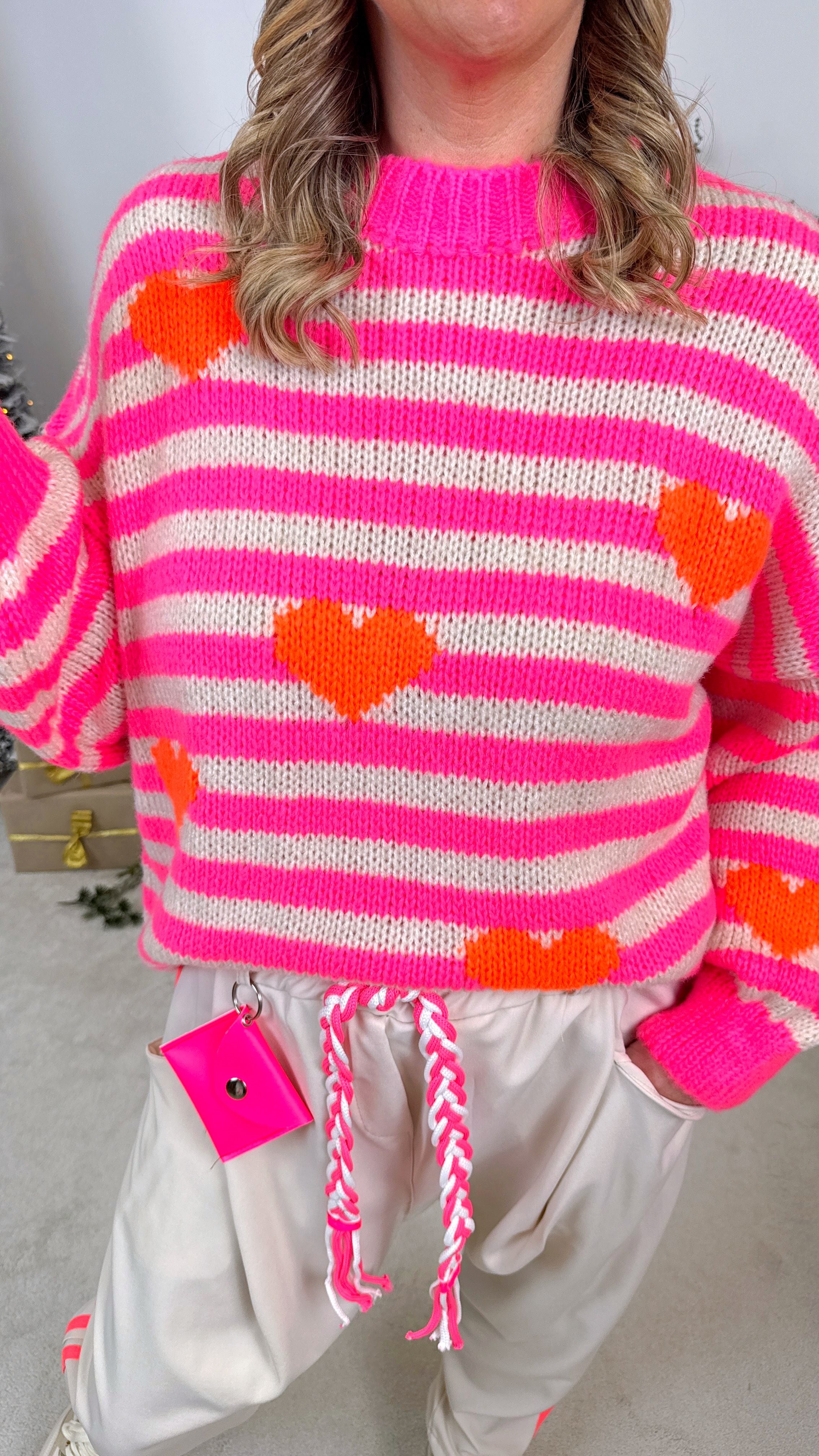 Pullover Candy Heart *Pink*