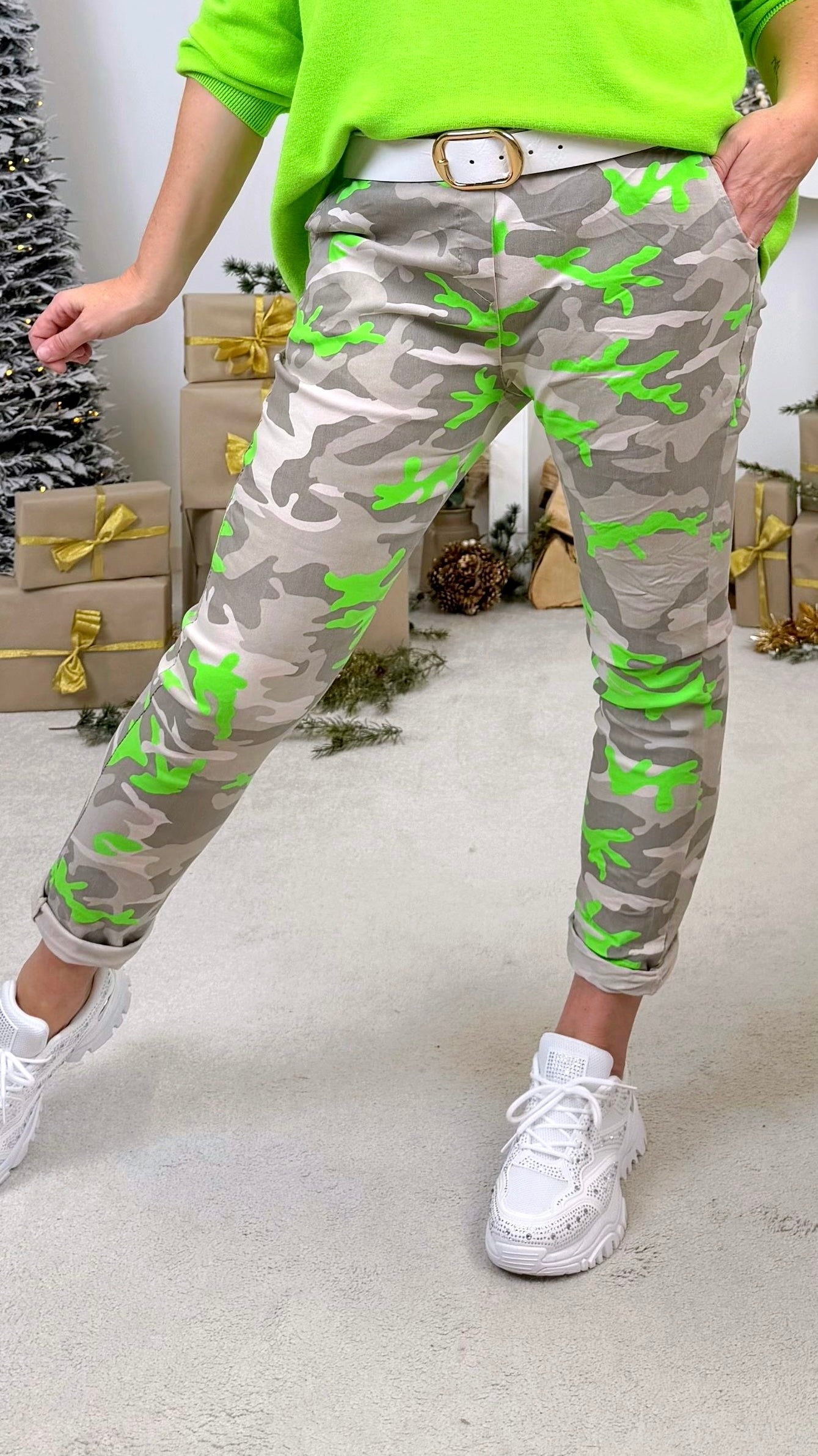 Jogpants Urban Lime *Beige/Grün*