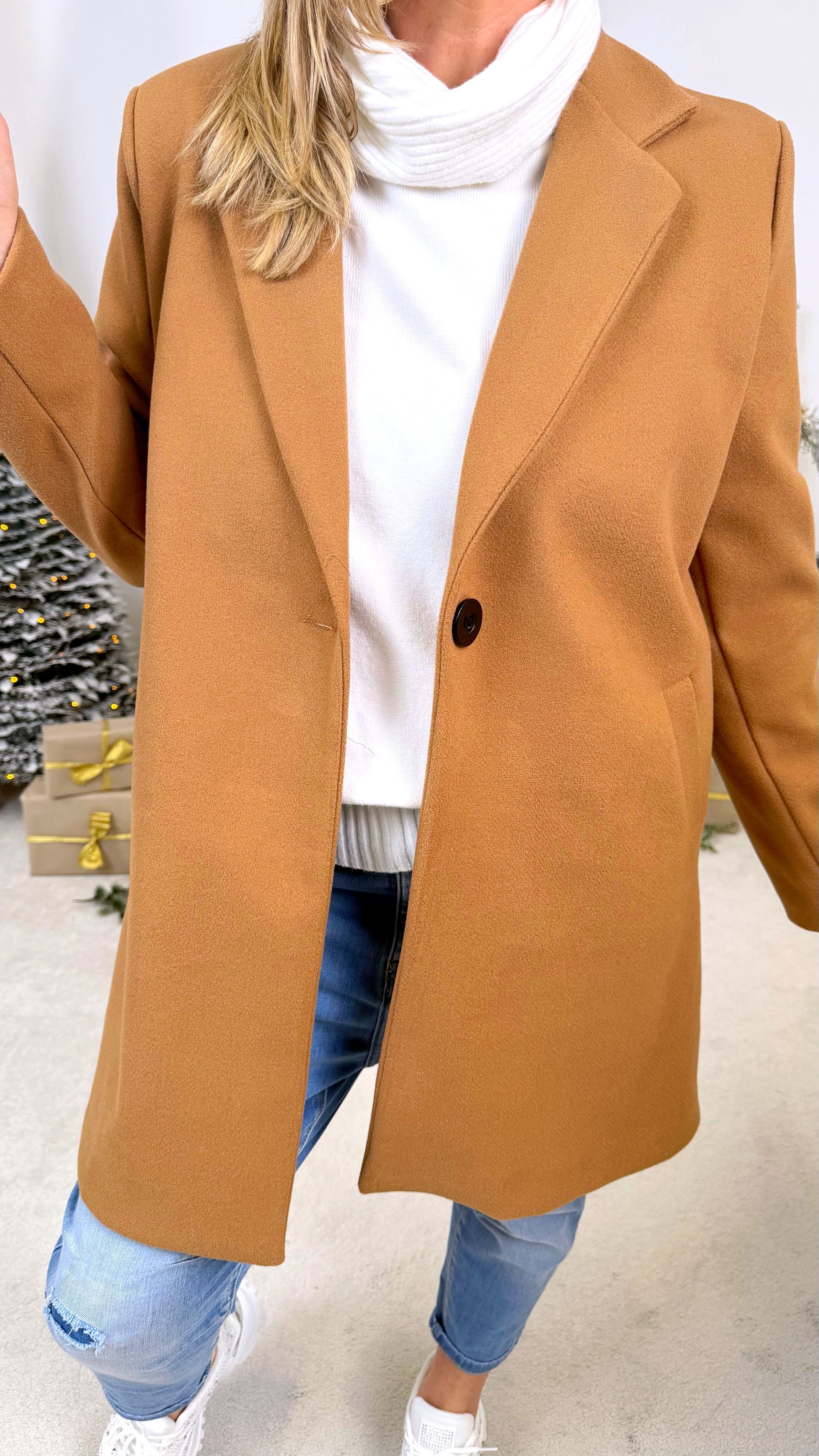 Long Blazer Daily Chic *Camel*