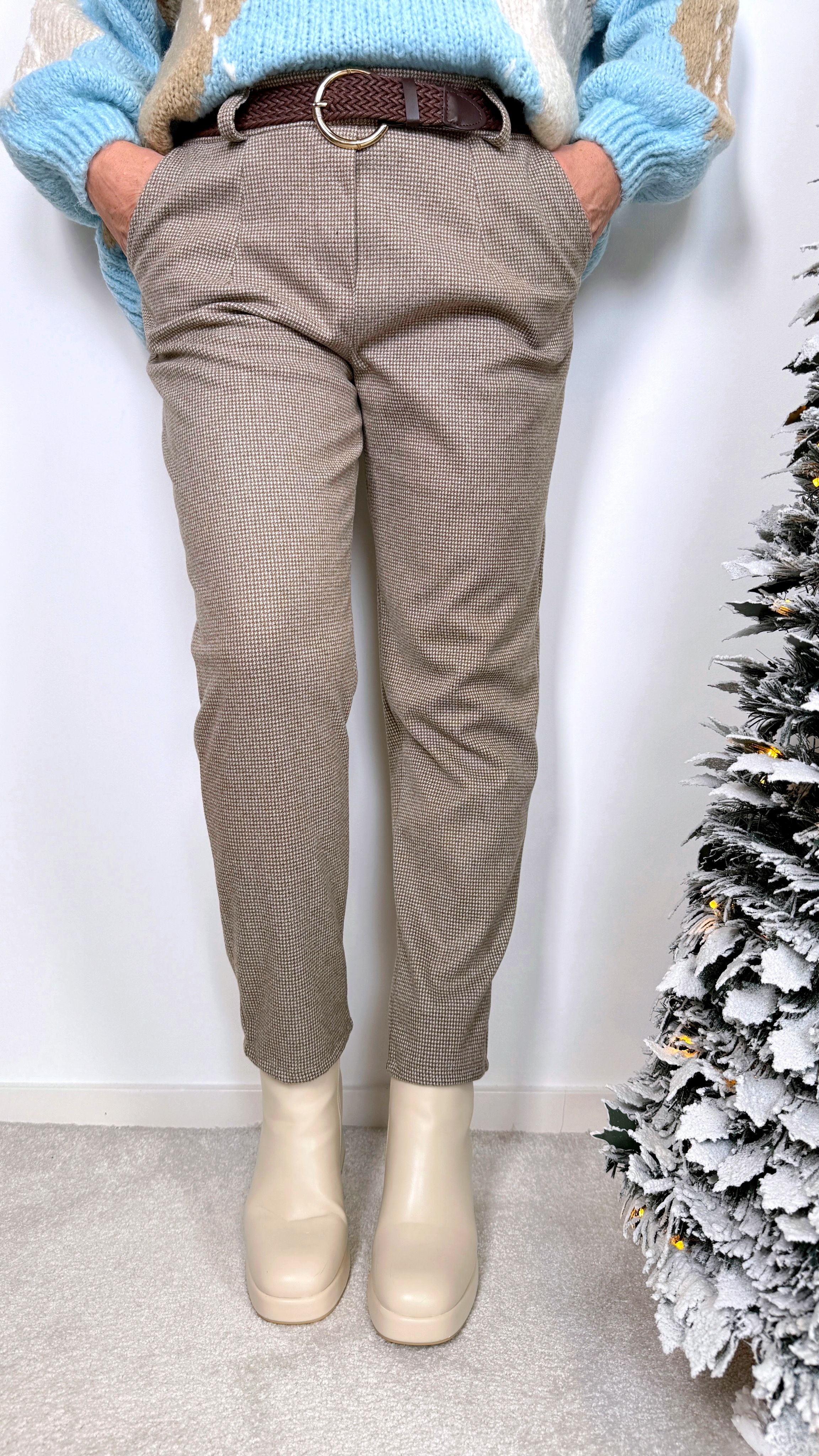 Hose Emma Tweed *Beige*