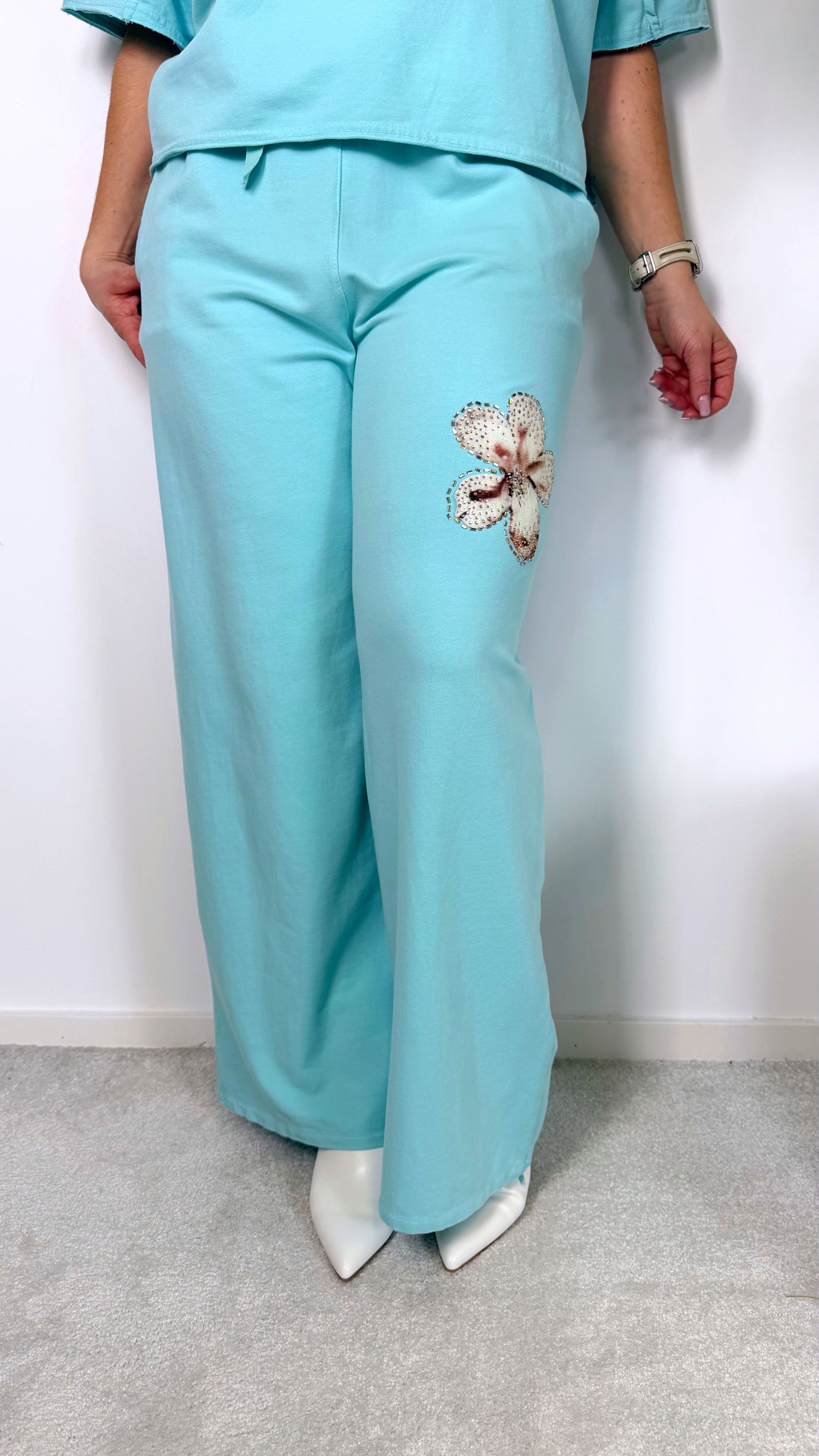 Hose Flower Whisper *Türkis*