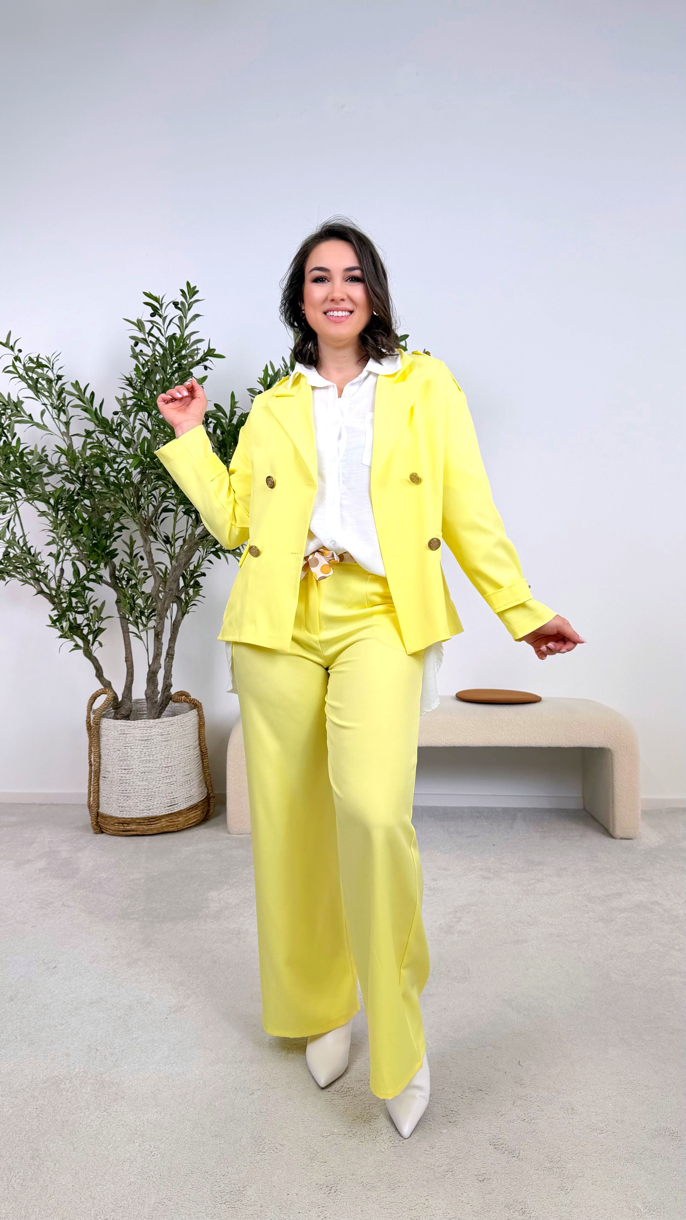 Hose Happy Dots *Gelb*