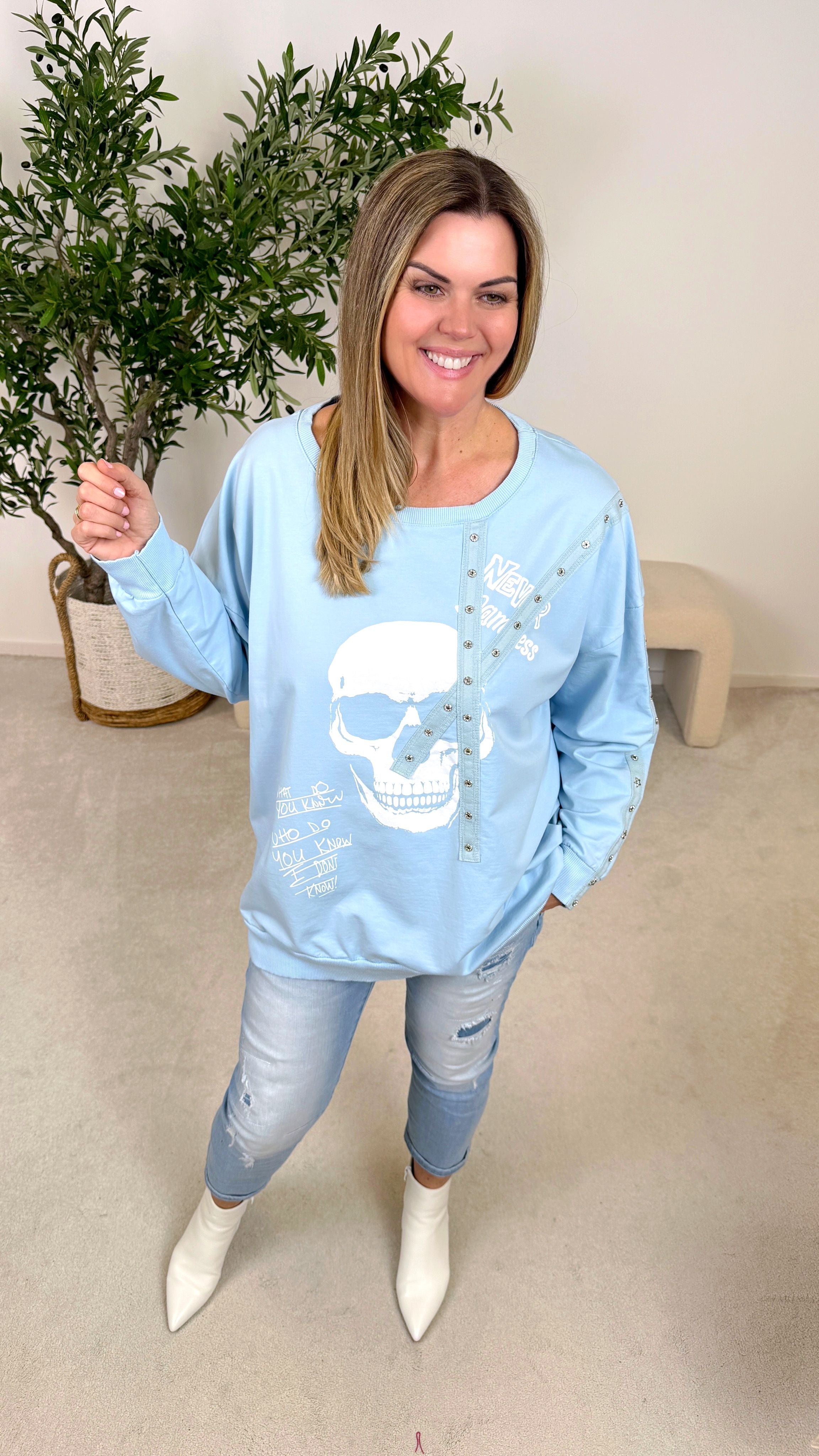 Pullover Urban Love *Blau*