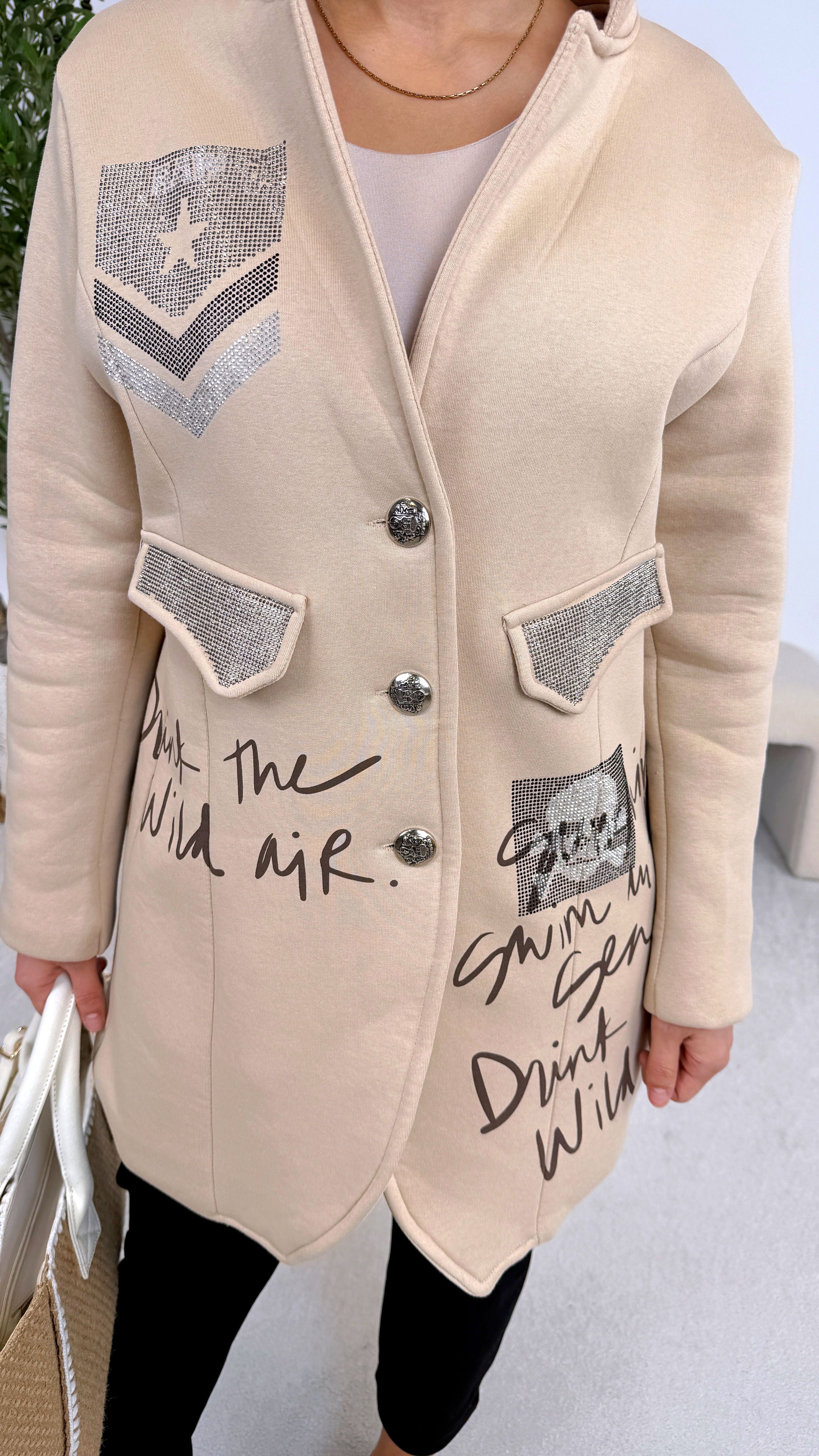 Long Blazer Power Presence *Beige*