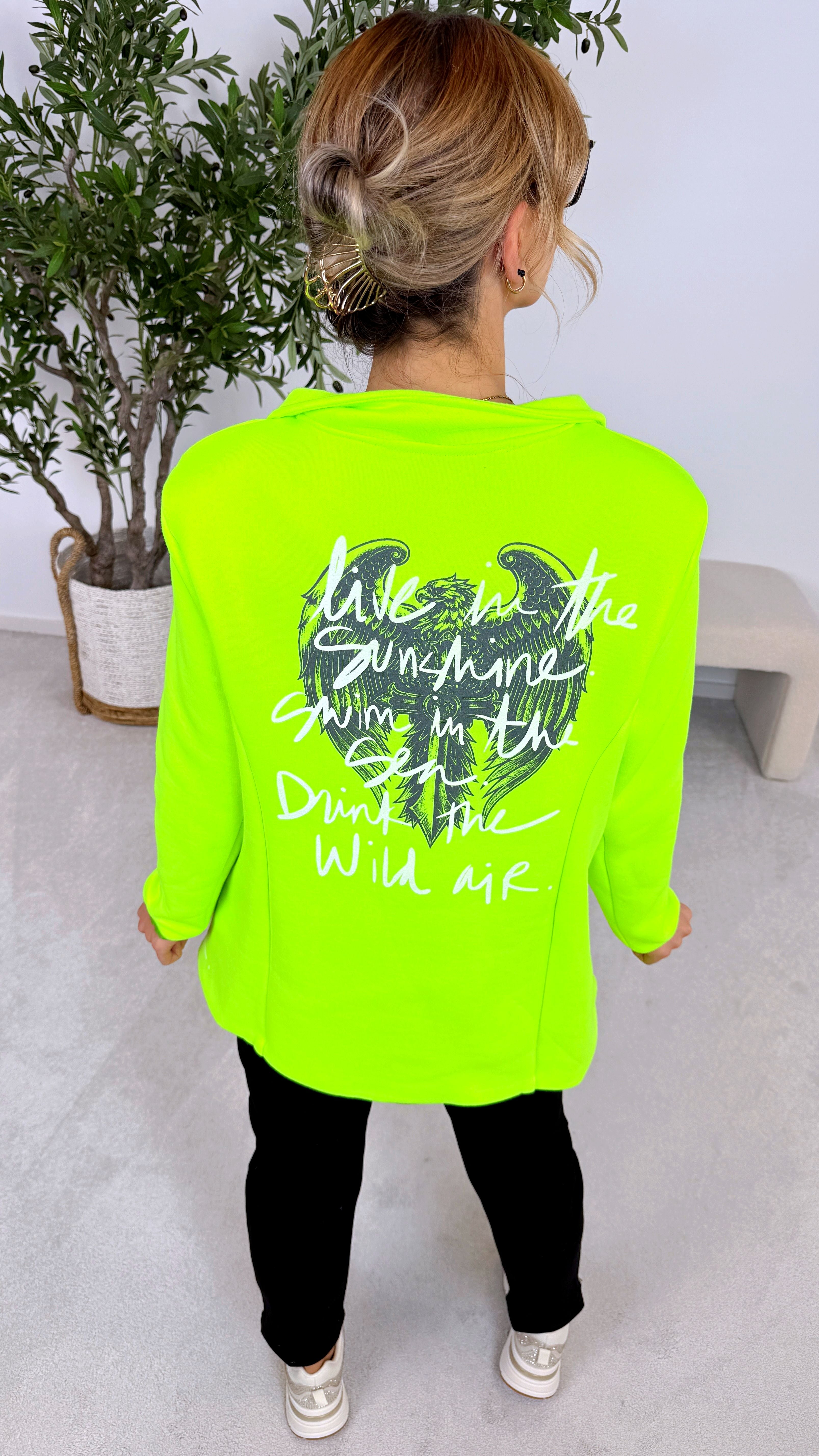 Long Blazer Power Presence *Neon Grün*