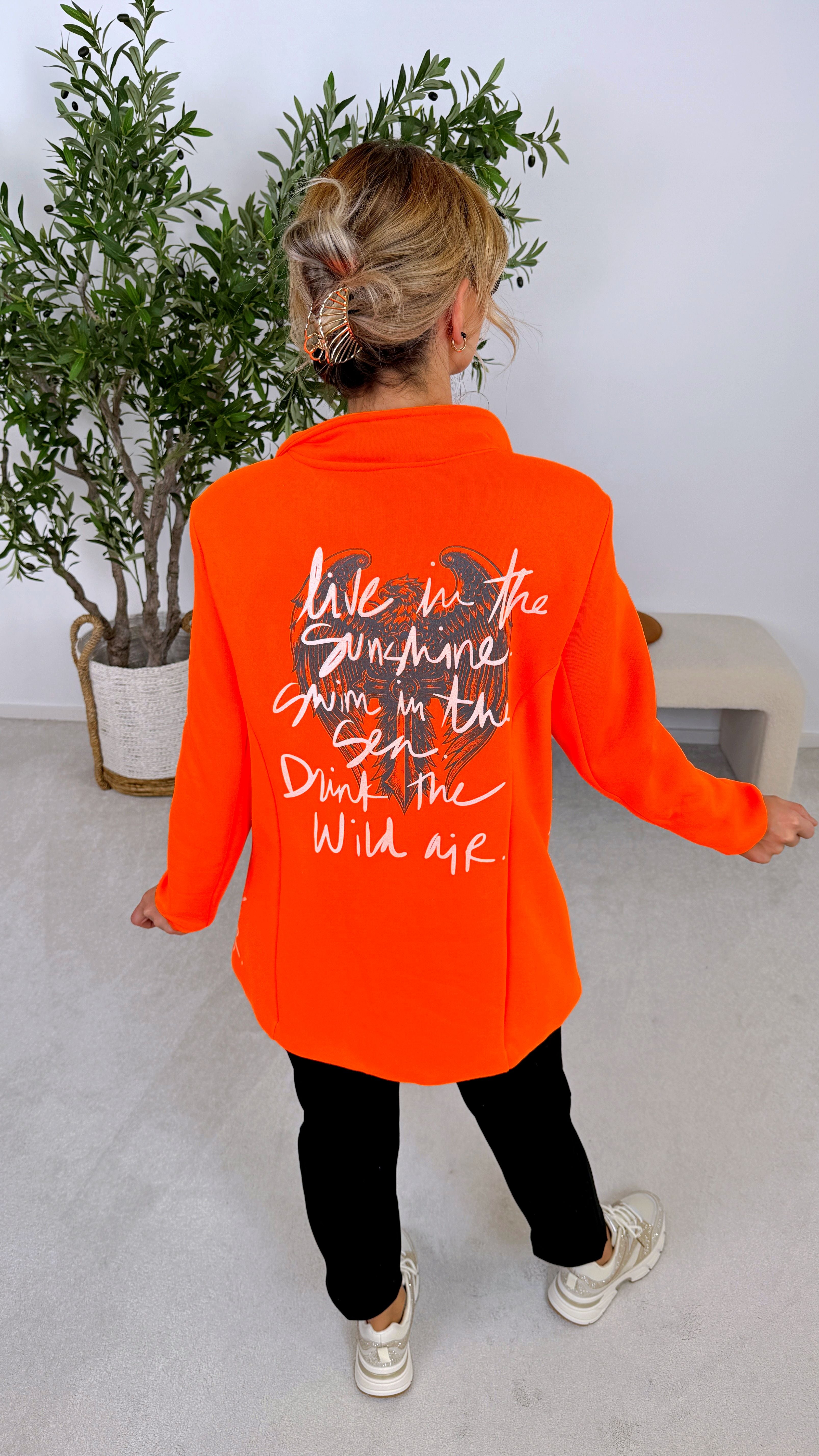 Long Blazer Power Presence *Neon Orange*