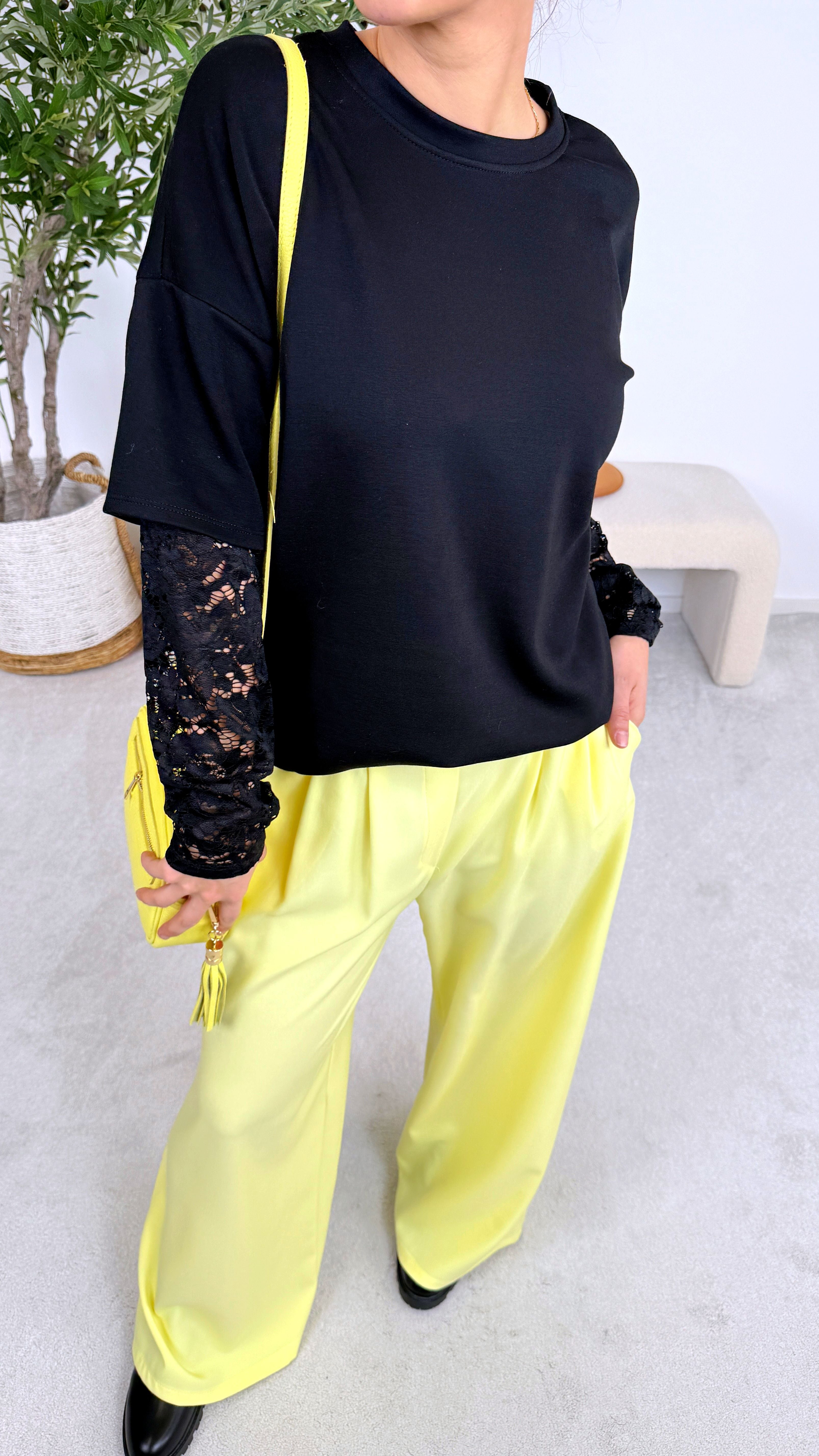 Sweatshirt Romance Everyday *Schwarz*