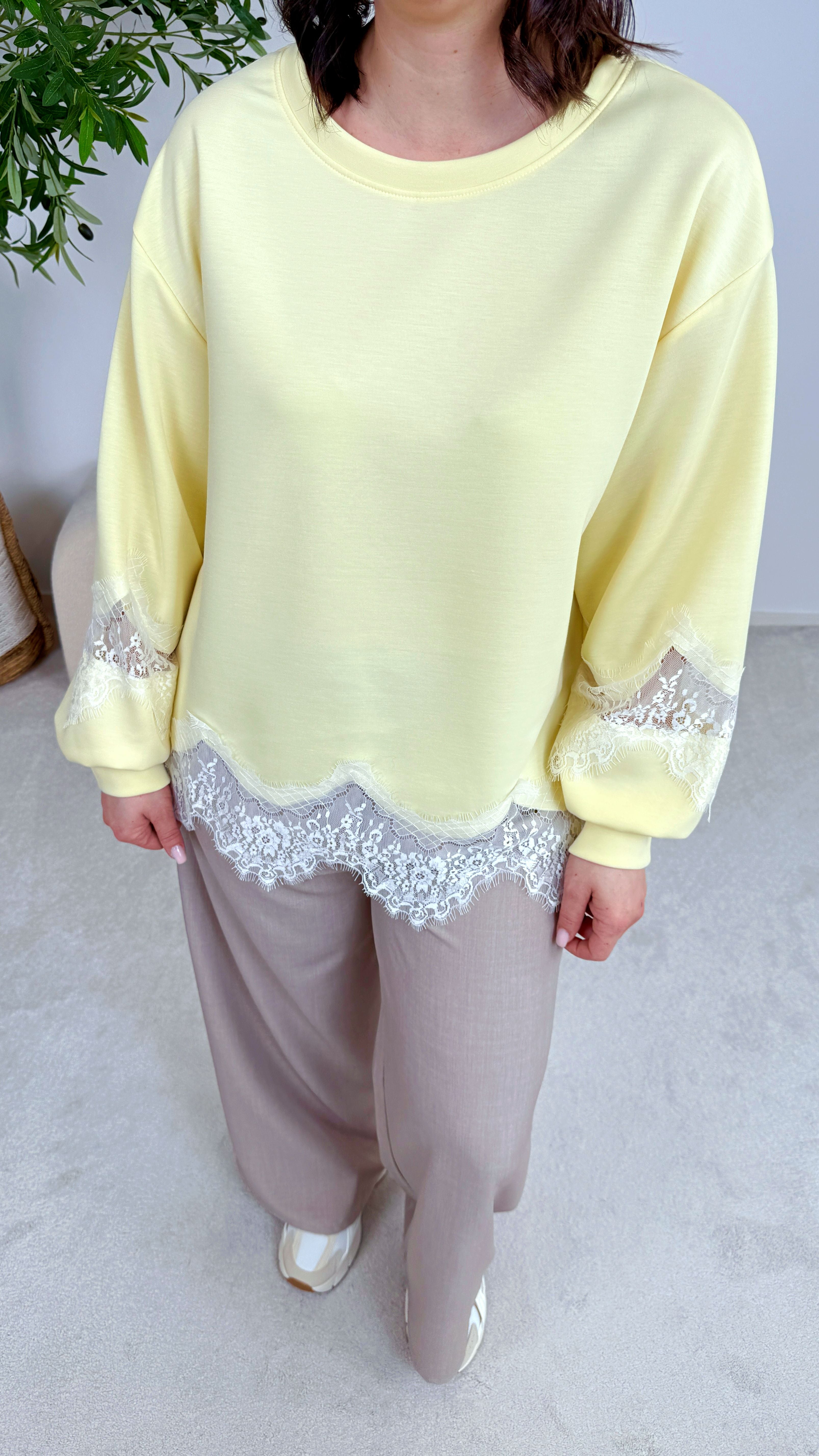 Sweatshirt Soft Beauty *Gelb*