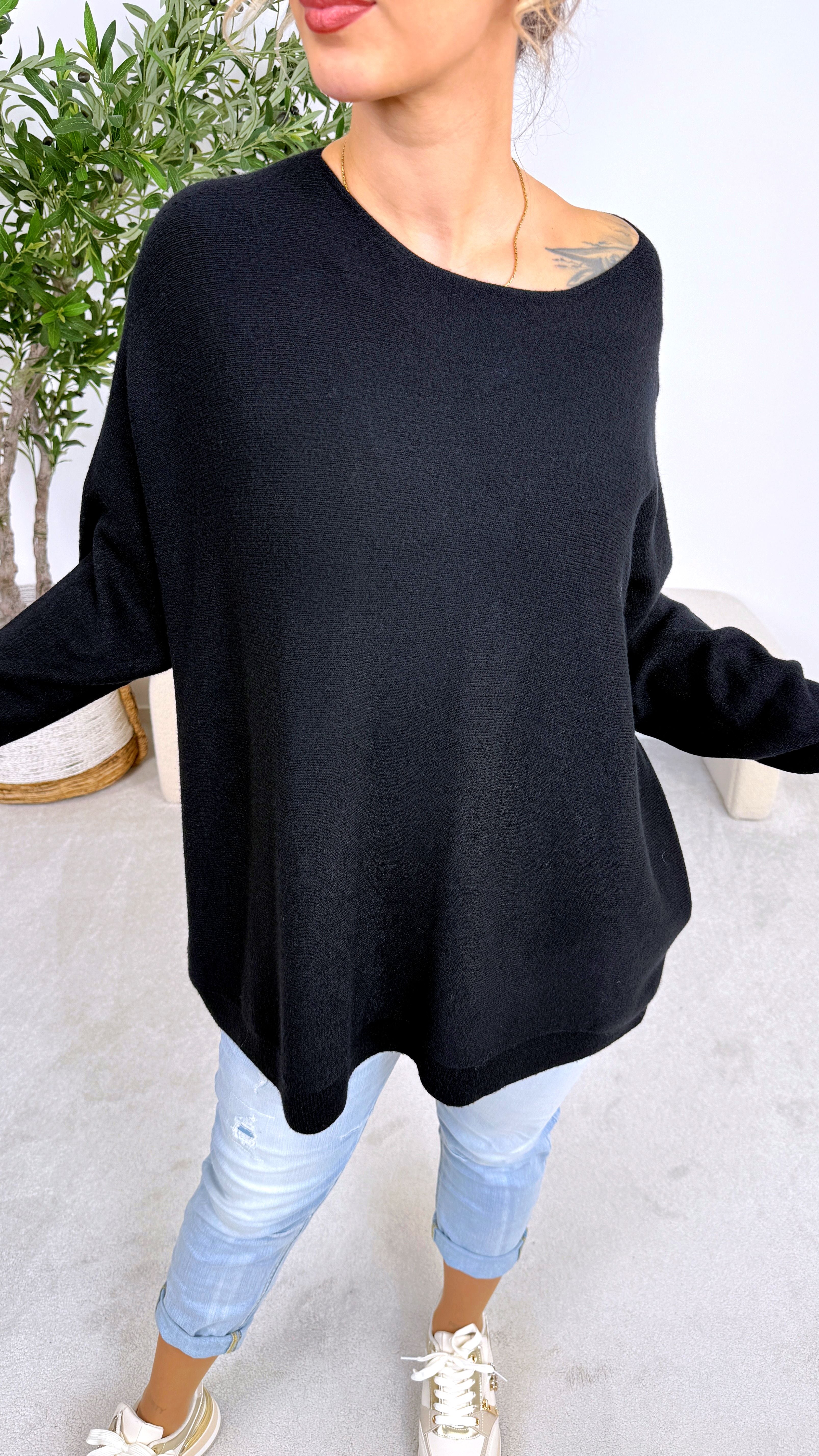 Pullover Smooth Basic *Schwarz*