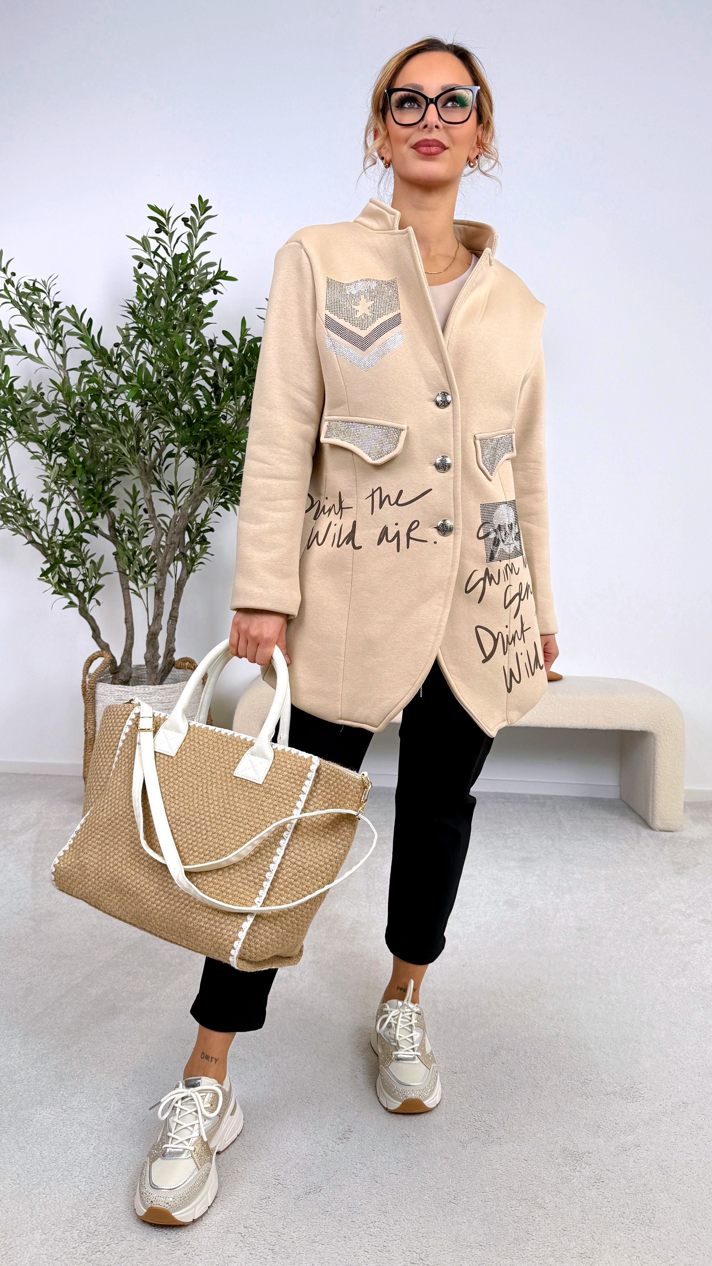 Long Blazer Power Presence *Beige*