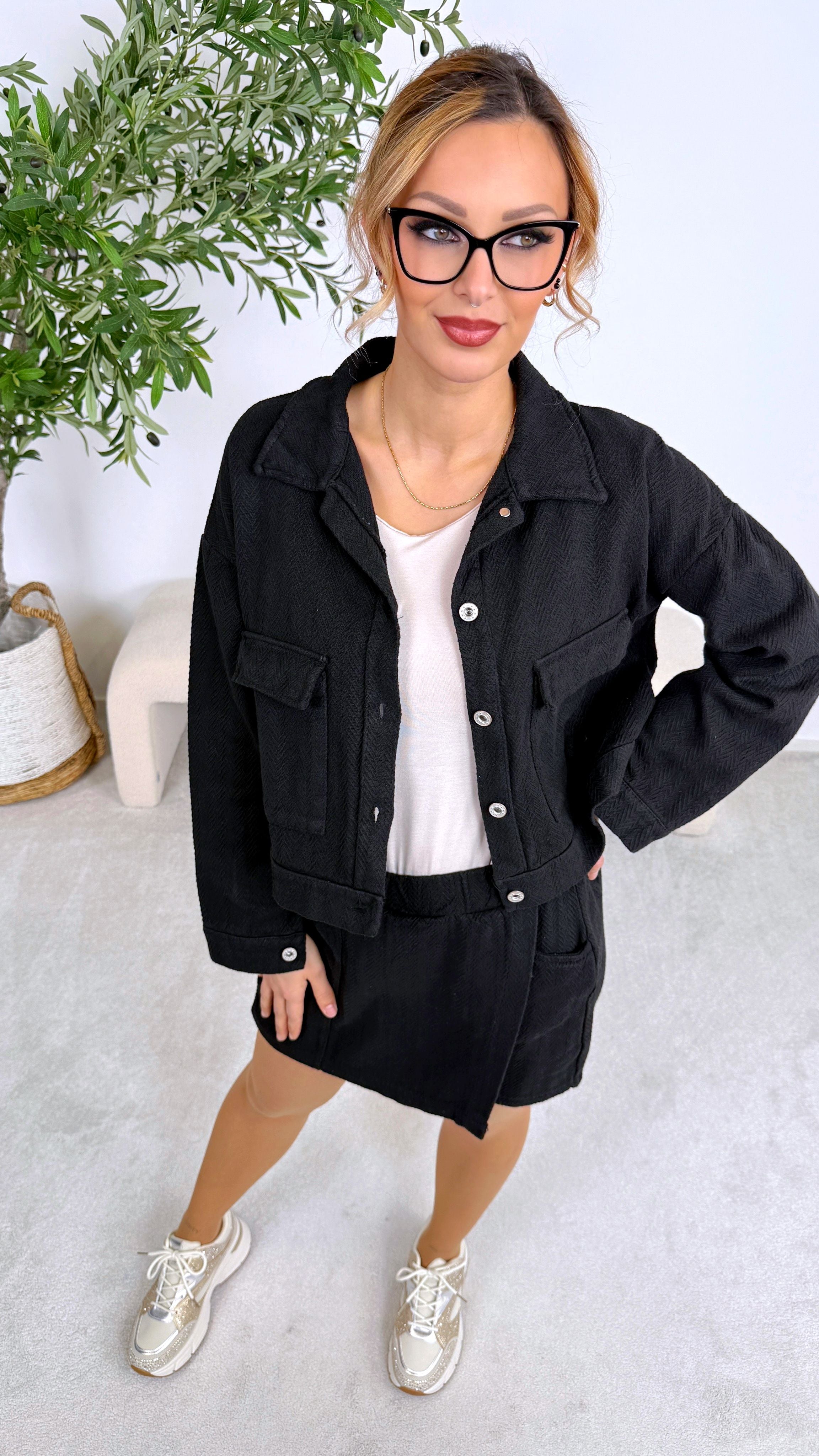 Kurze Jacke Fresh Holiday *Schwarz*