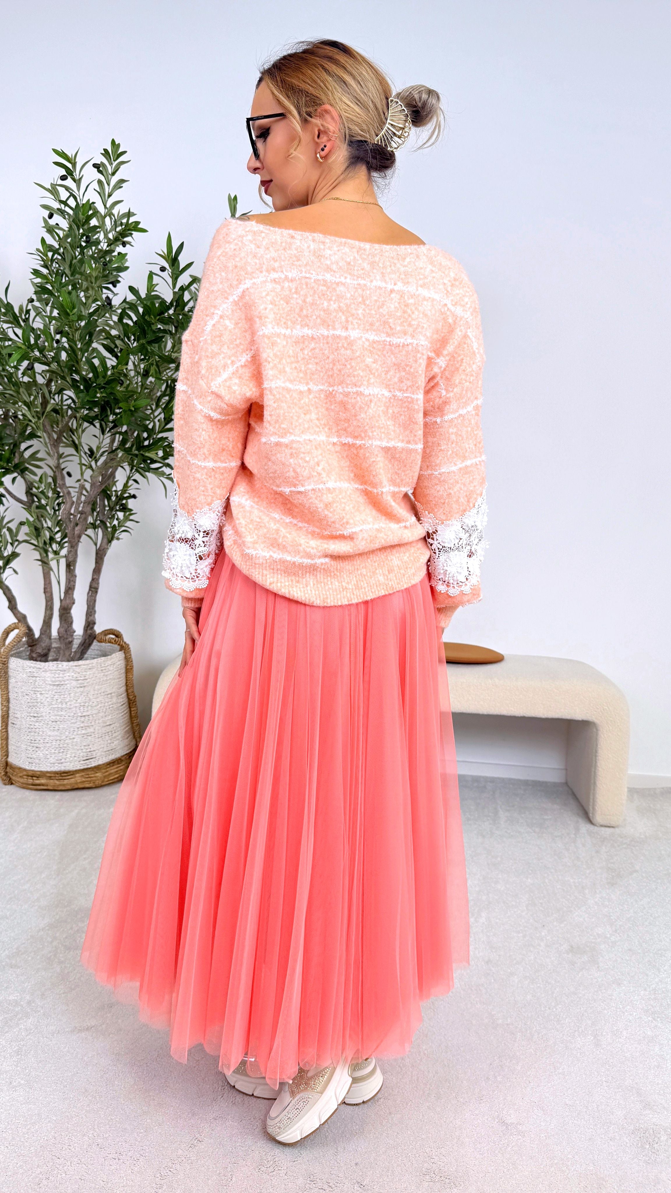 Pullover Blooming Dream *Aprikot*