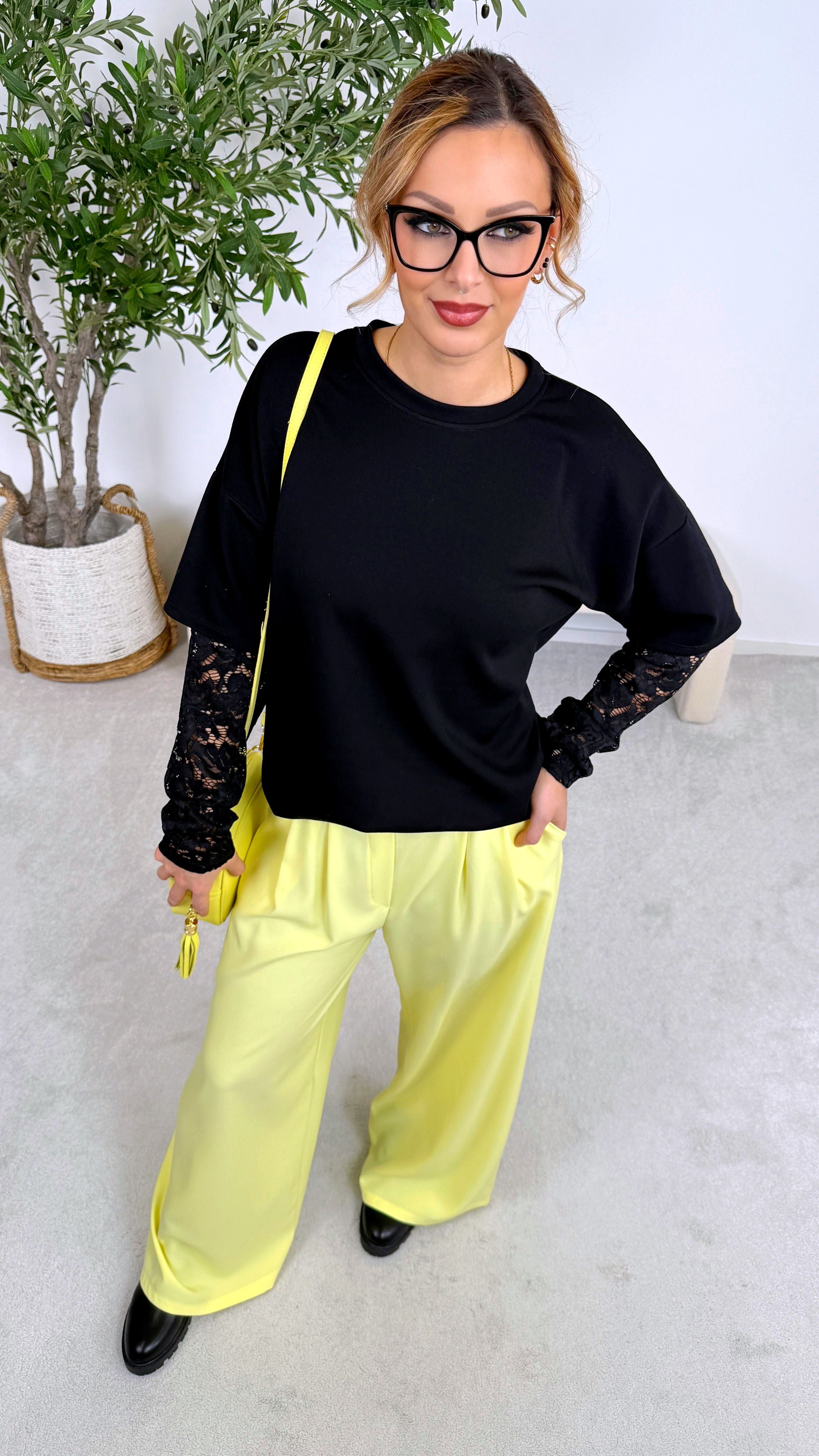 Sweatshirt Romance Everyday *Schwarz*