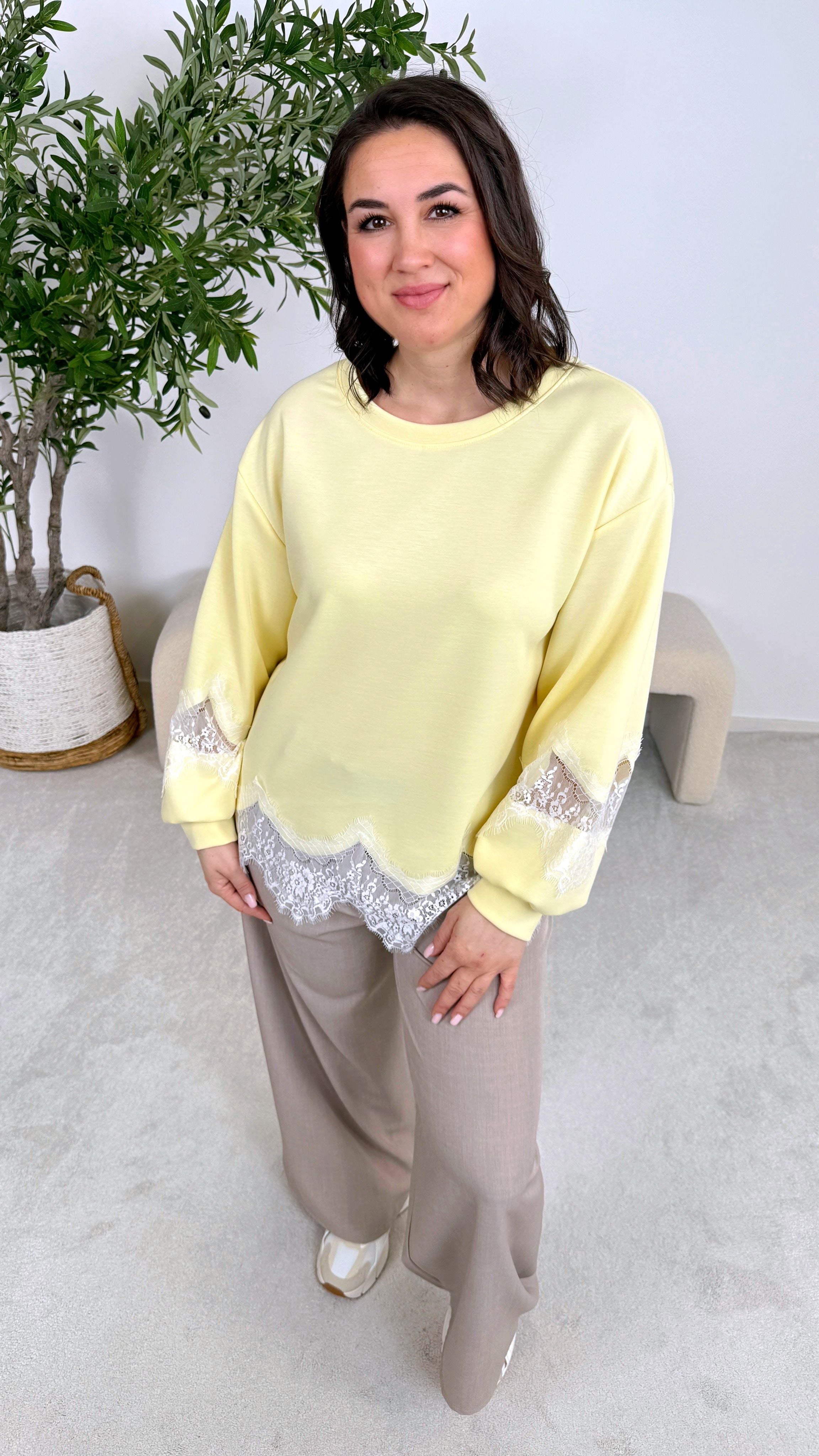 Sweatshirt Soft Beauty *Gelb*