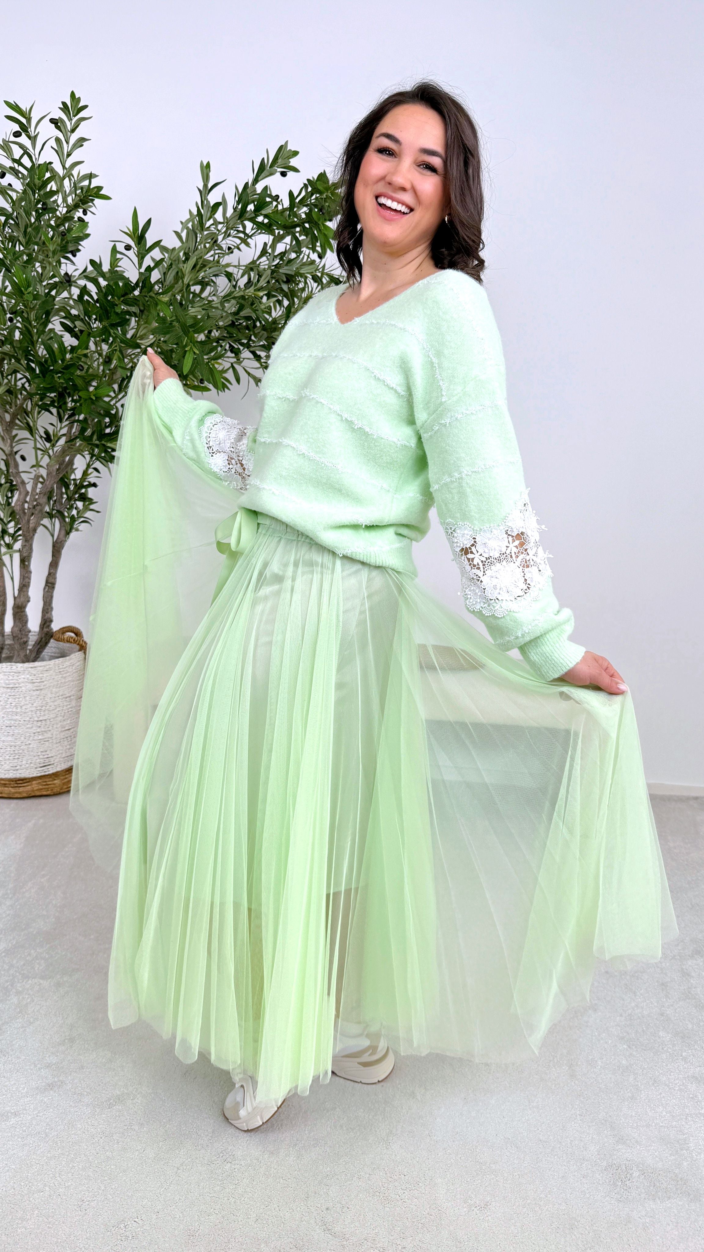 Pullover Blooming Dream *Hellgrün*