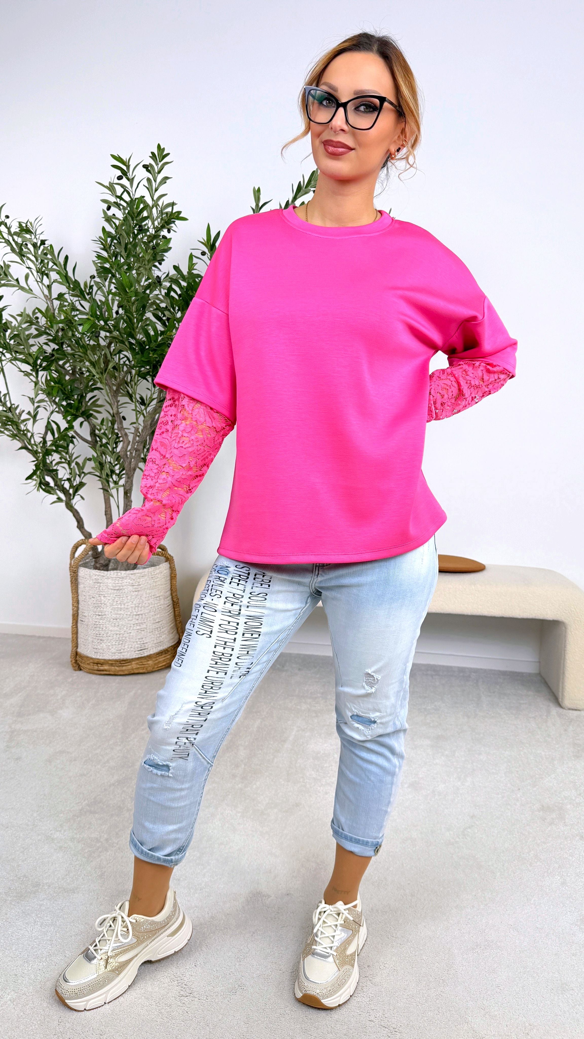Sweatshirt Romance Everyday *Pink*