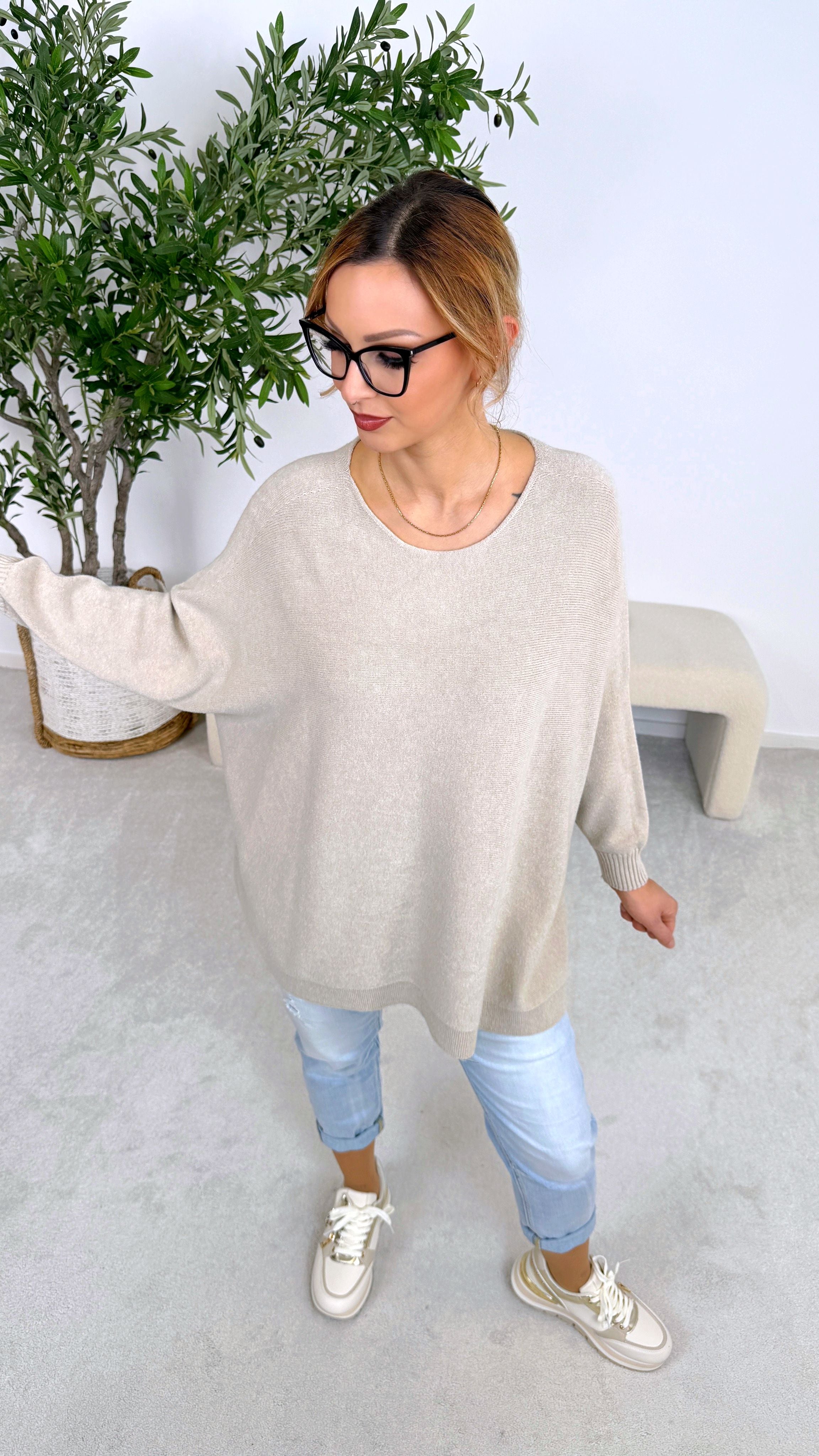 Pullover Smooth Basic *Beige*