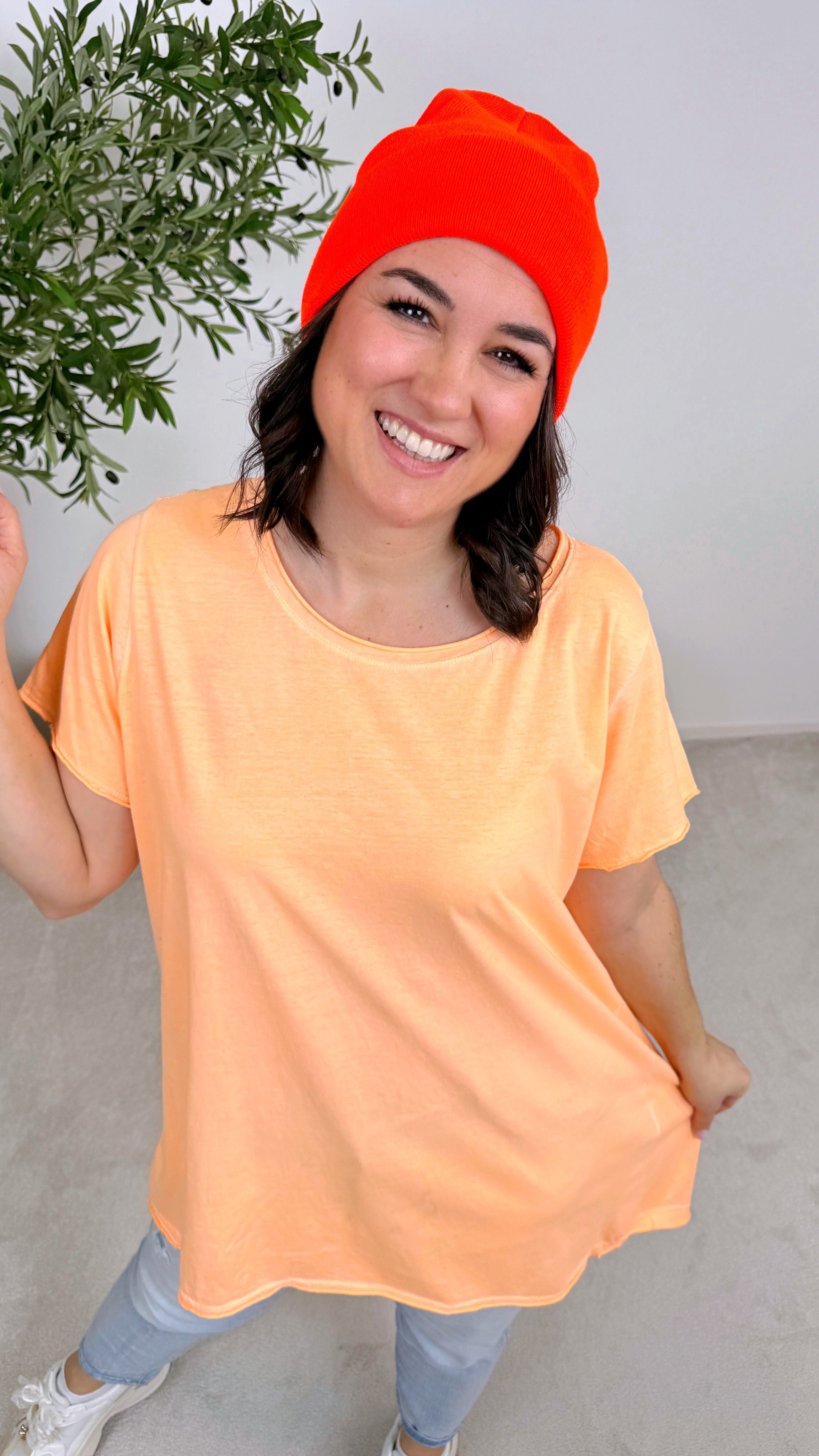 T-Shirt Casual Soul *Neon Orange*