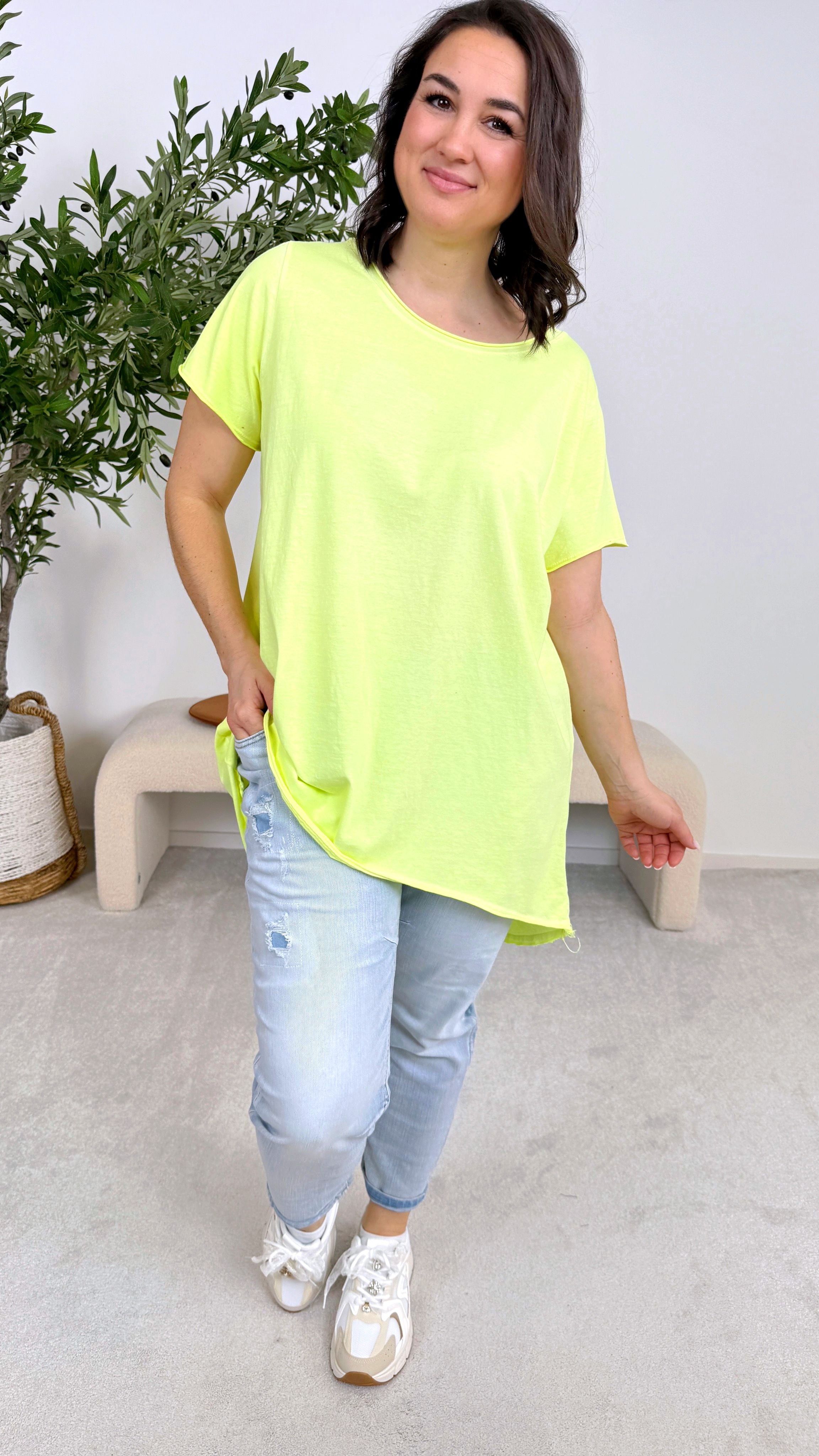 T-Shirt Casual Soul *Neon Gelb*