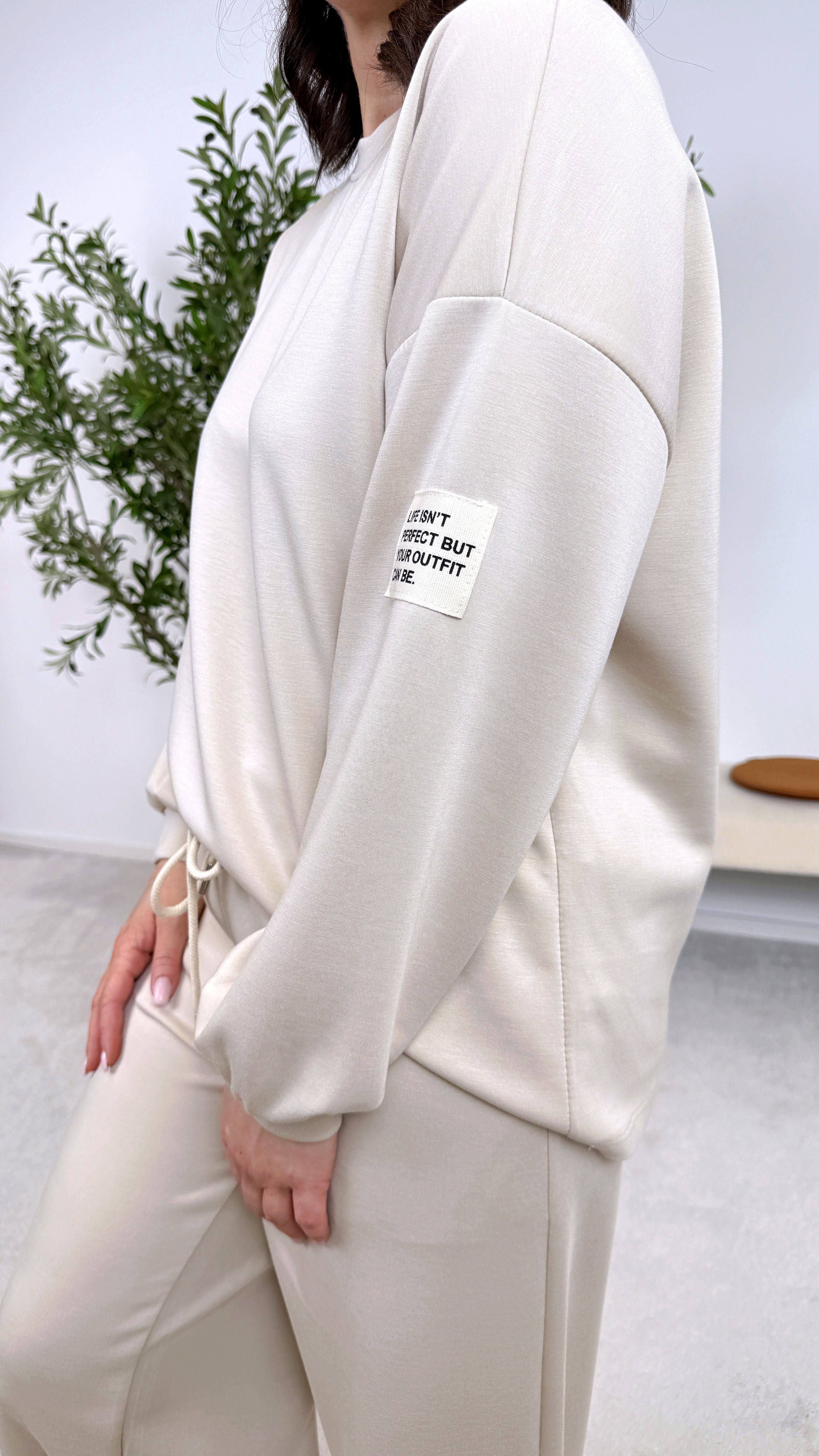 Sweatshirt Move Free *Beige*