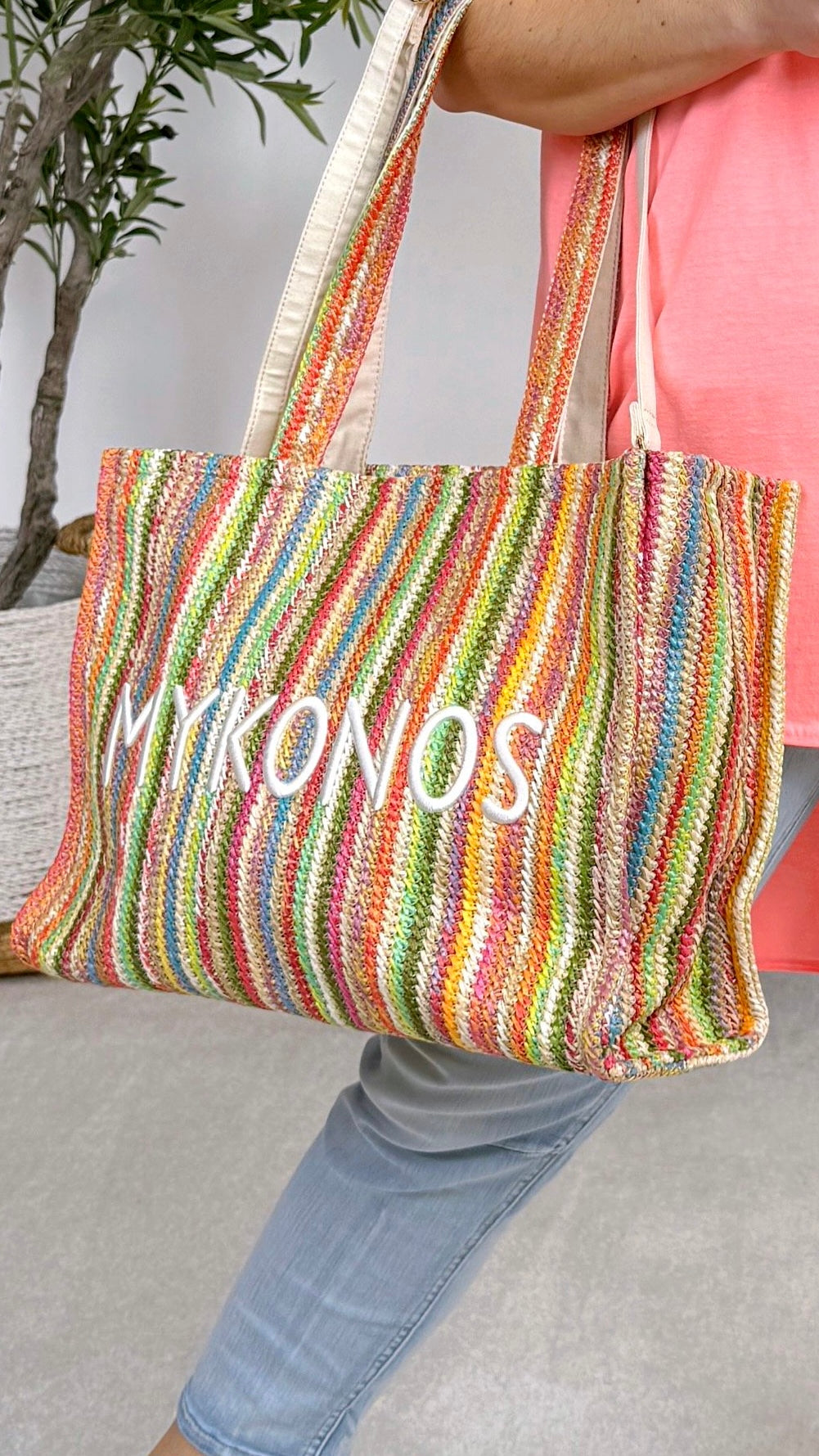 Shopper City Stripes *Mykonos*