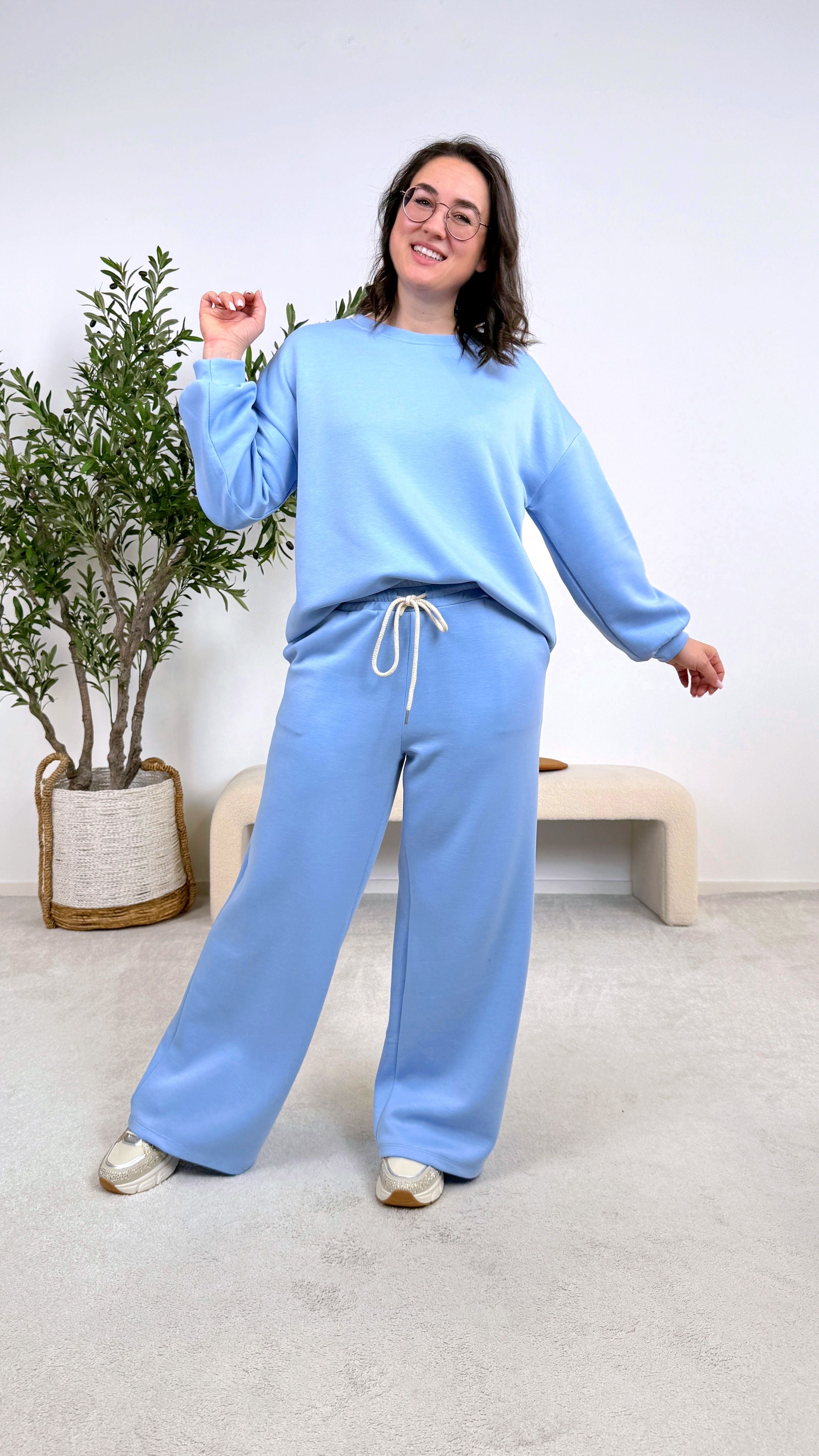 Sweatshirt Move Free *Blau*