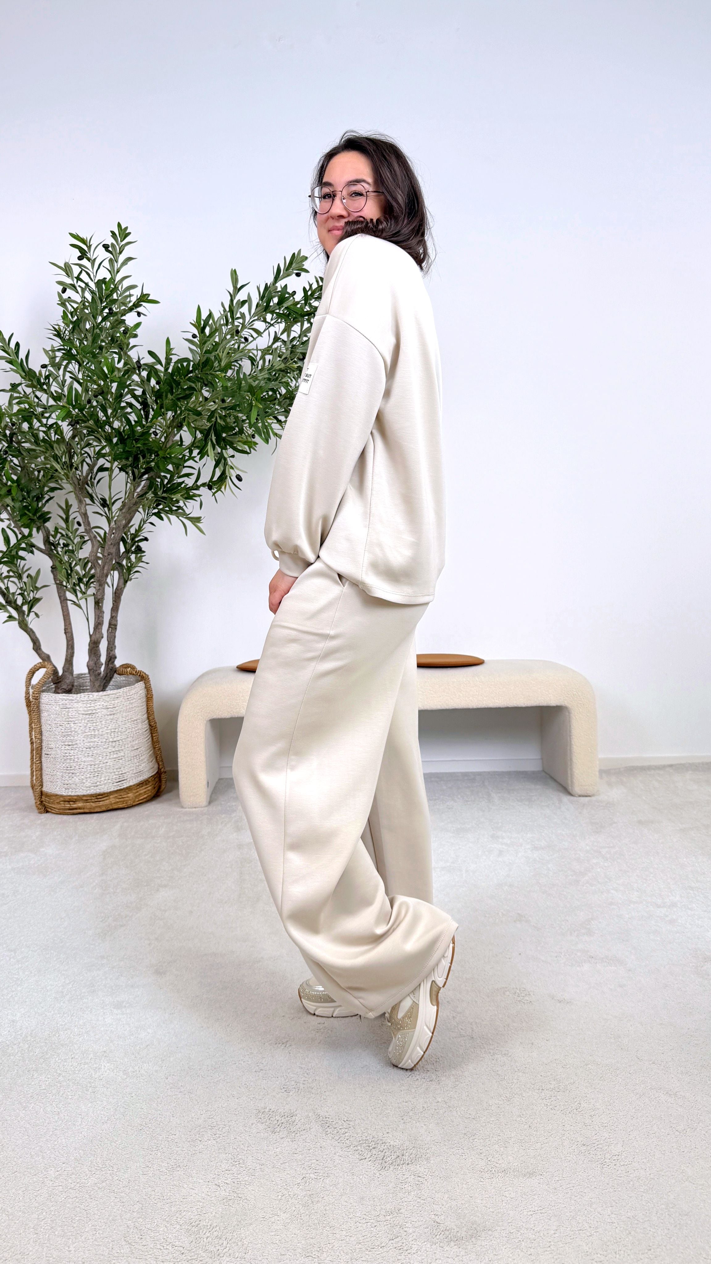 Sweatshirt Move Free *Beige*