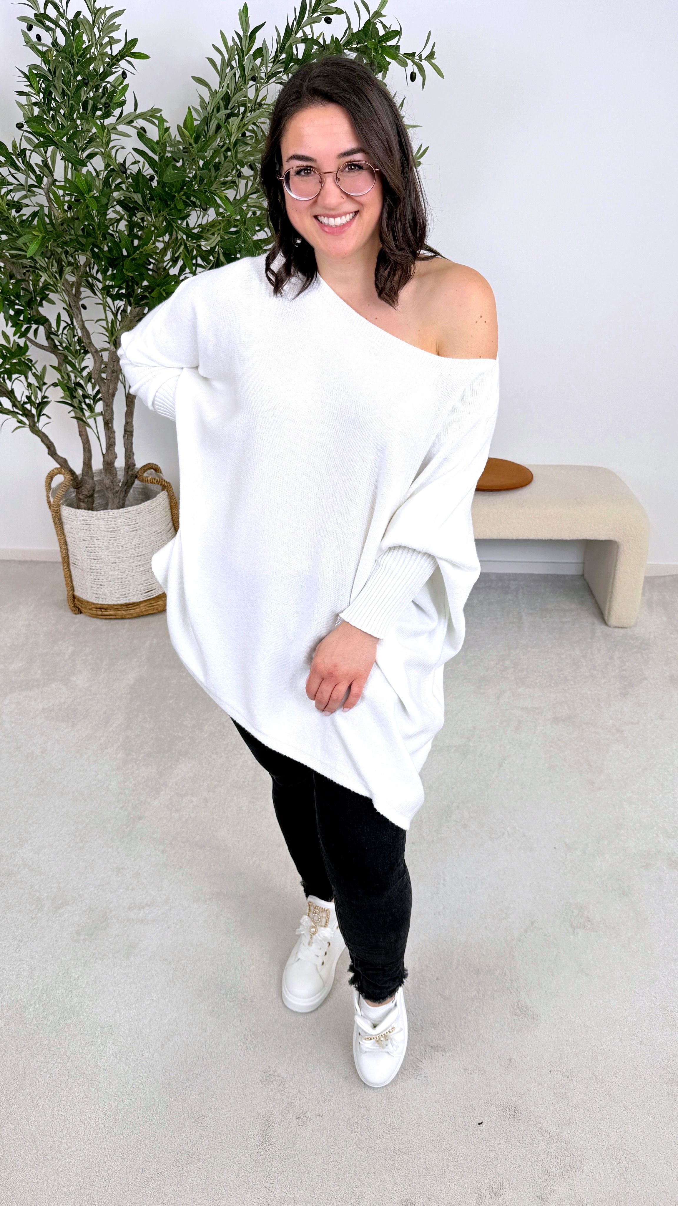 Pullover Delicate and Free *Weiß*