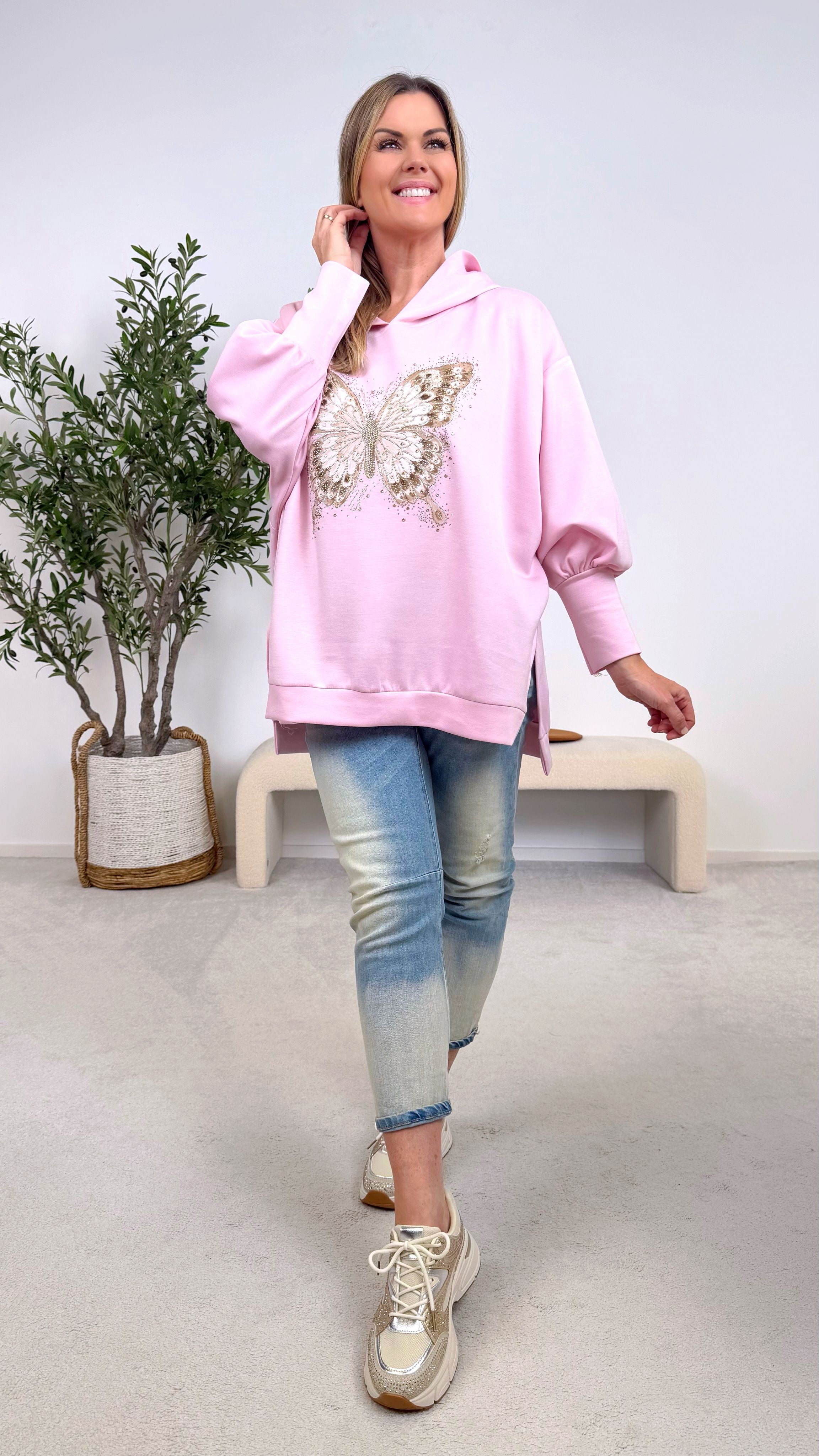 Hoodie Wings of Power *Rosa*