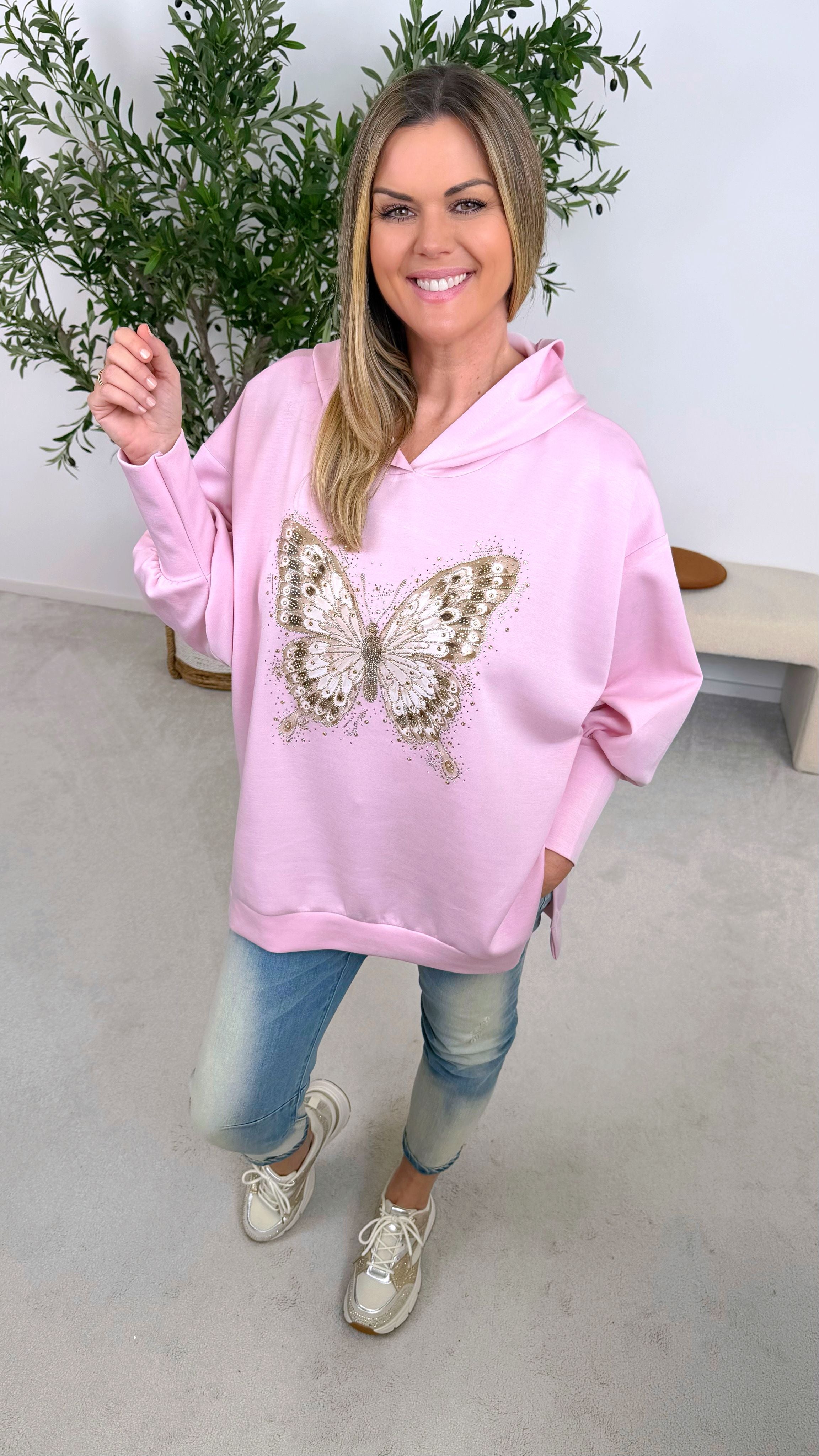 Hoodie Wings of Power *Rosa*