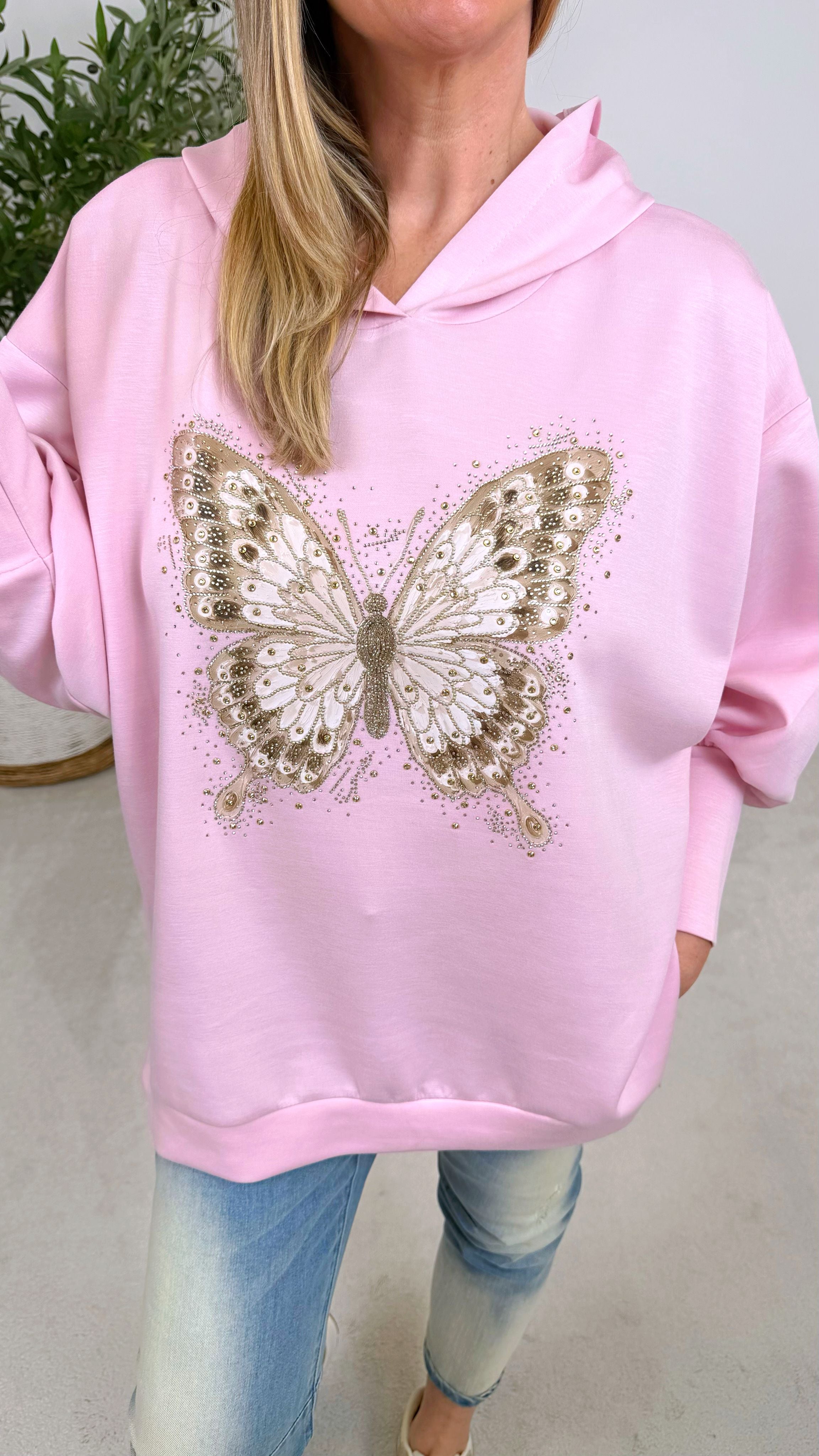 Hoodie Wings of Power *Rosa*