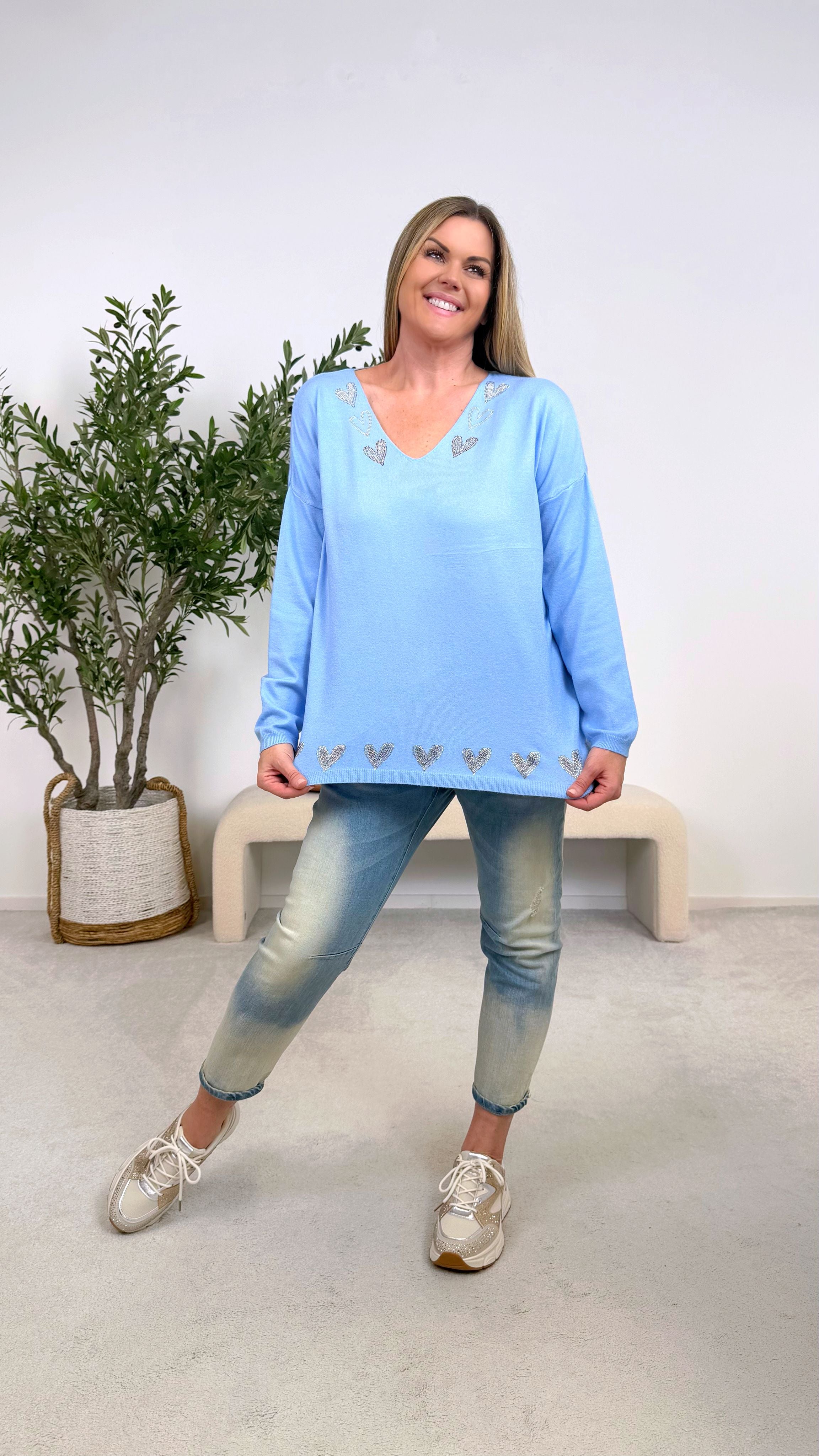 Pullover Love Affair *Blau*