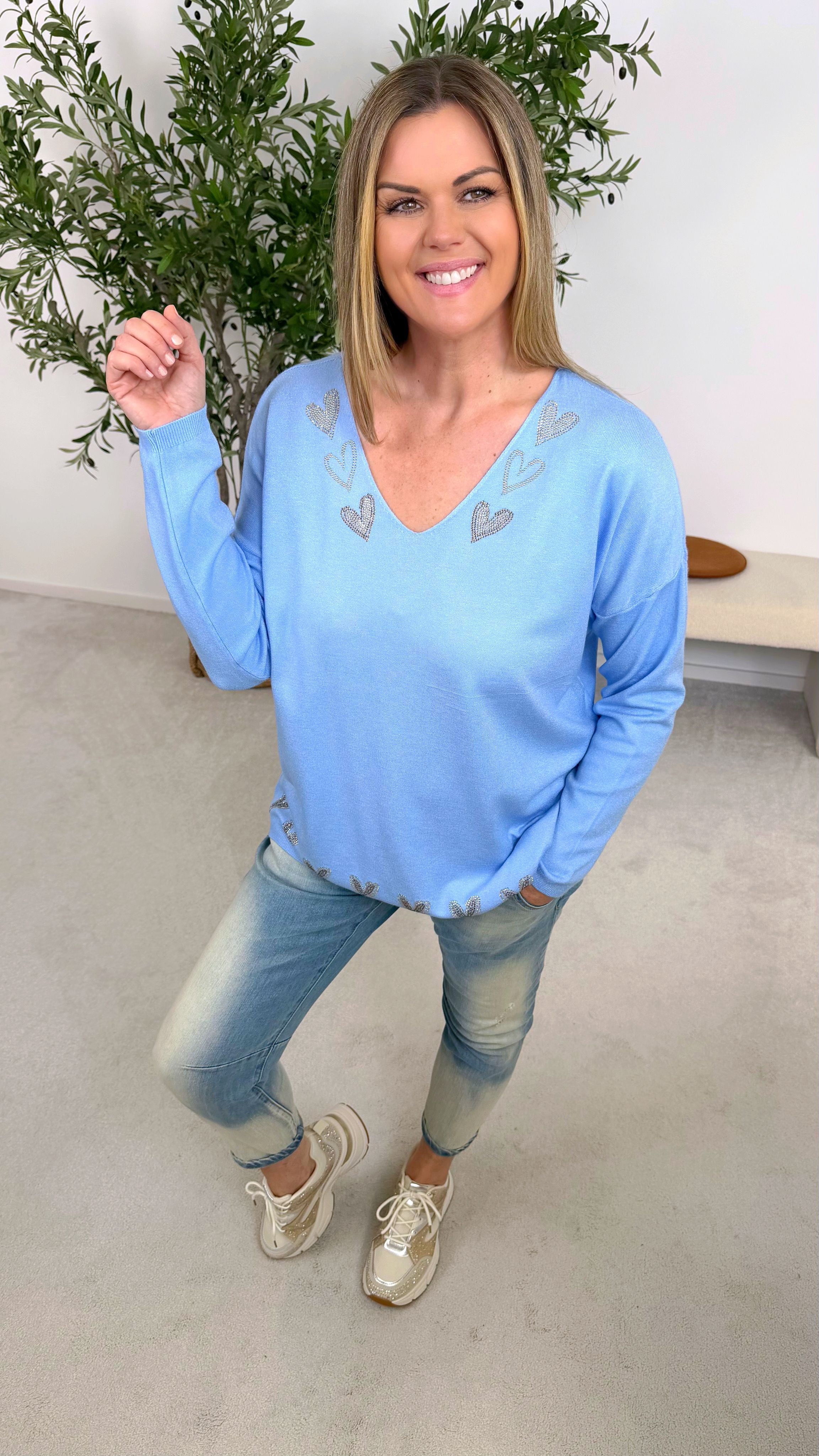 Pullover Love Affair *Blau*