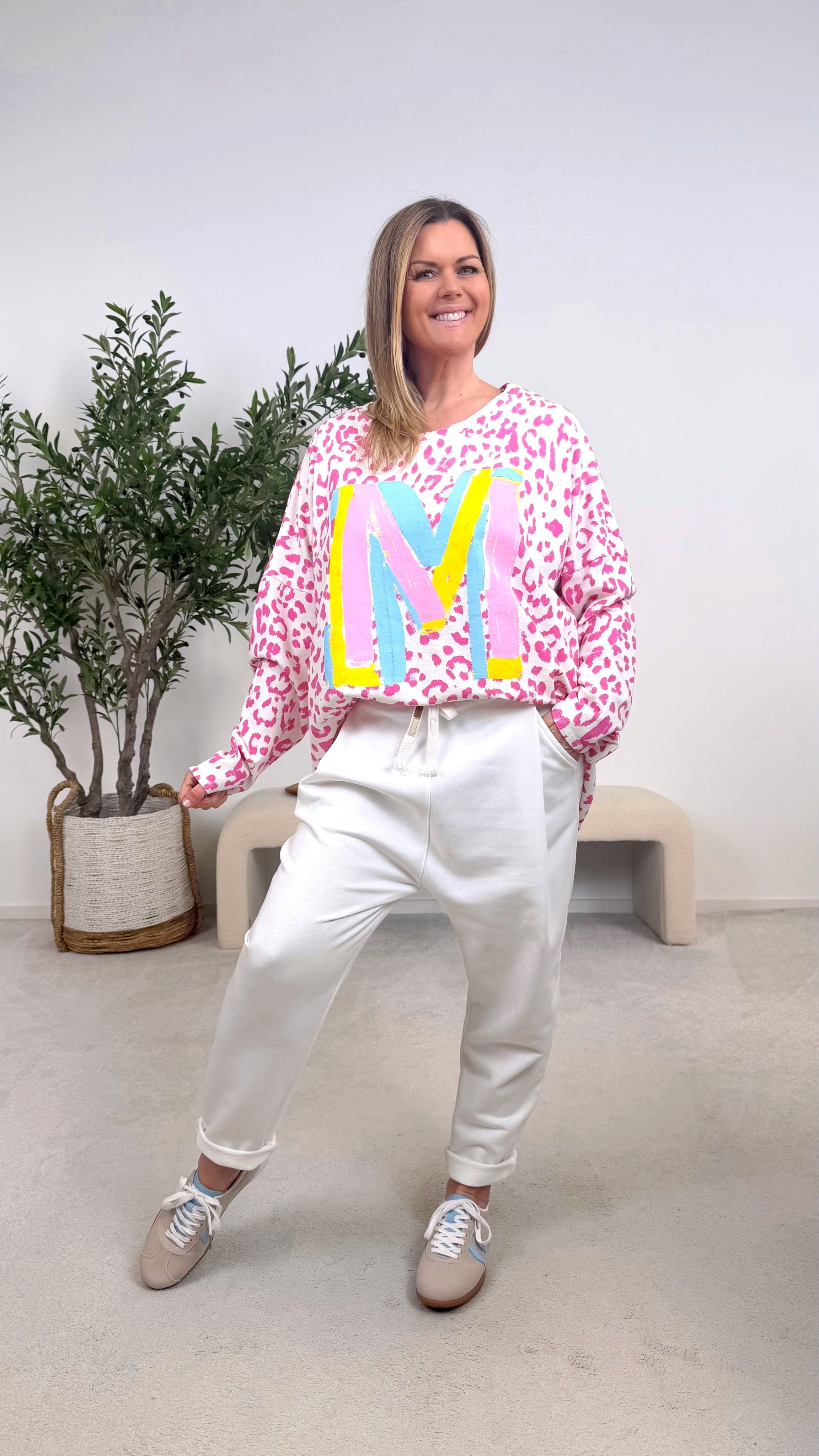 Sweathose Own Your Power *Weiß*