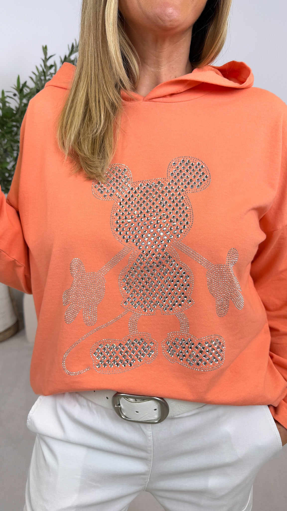 Hoodie Cute But Wild *Apricot*