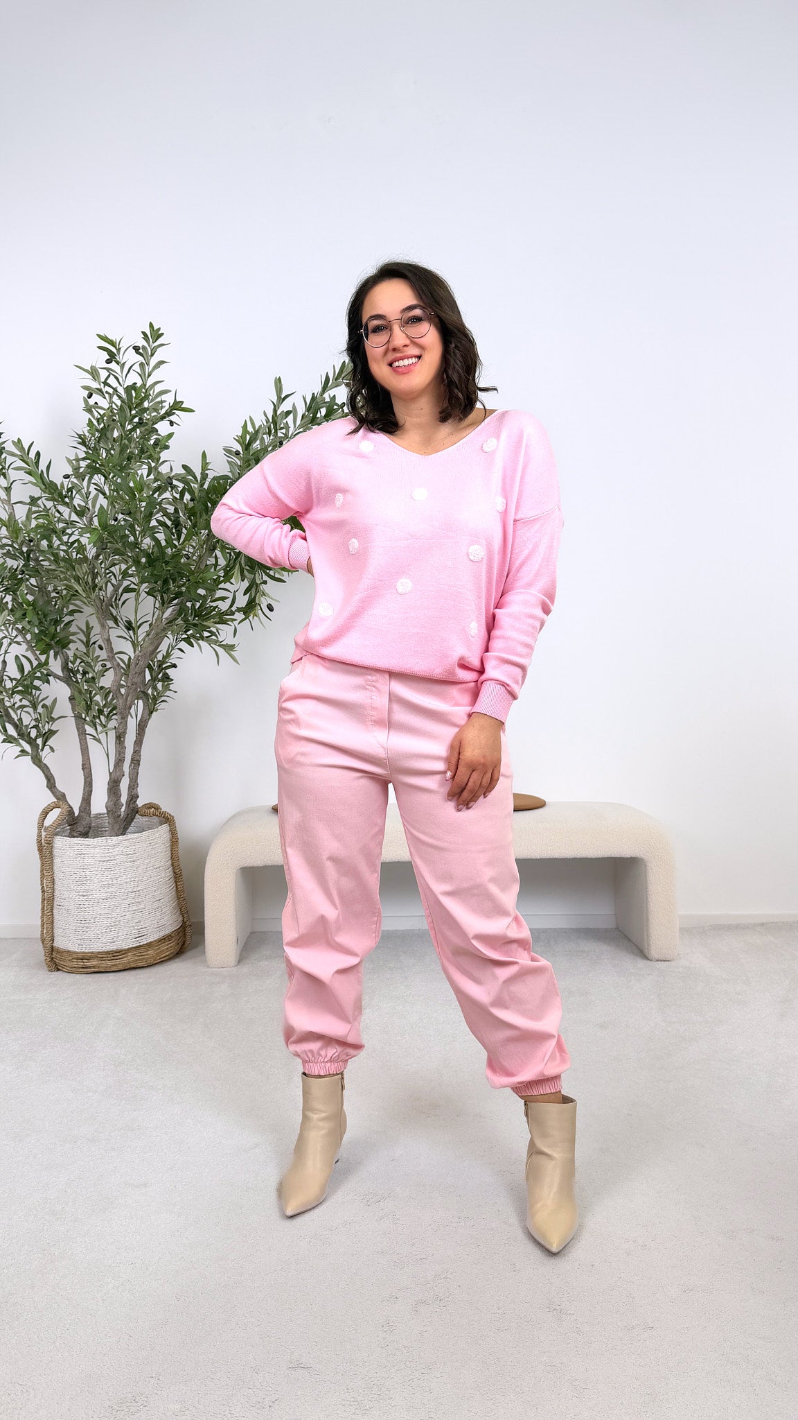 Pullover Dotty Darling *Rosa*