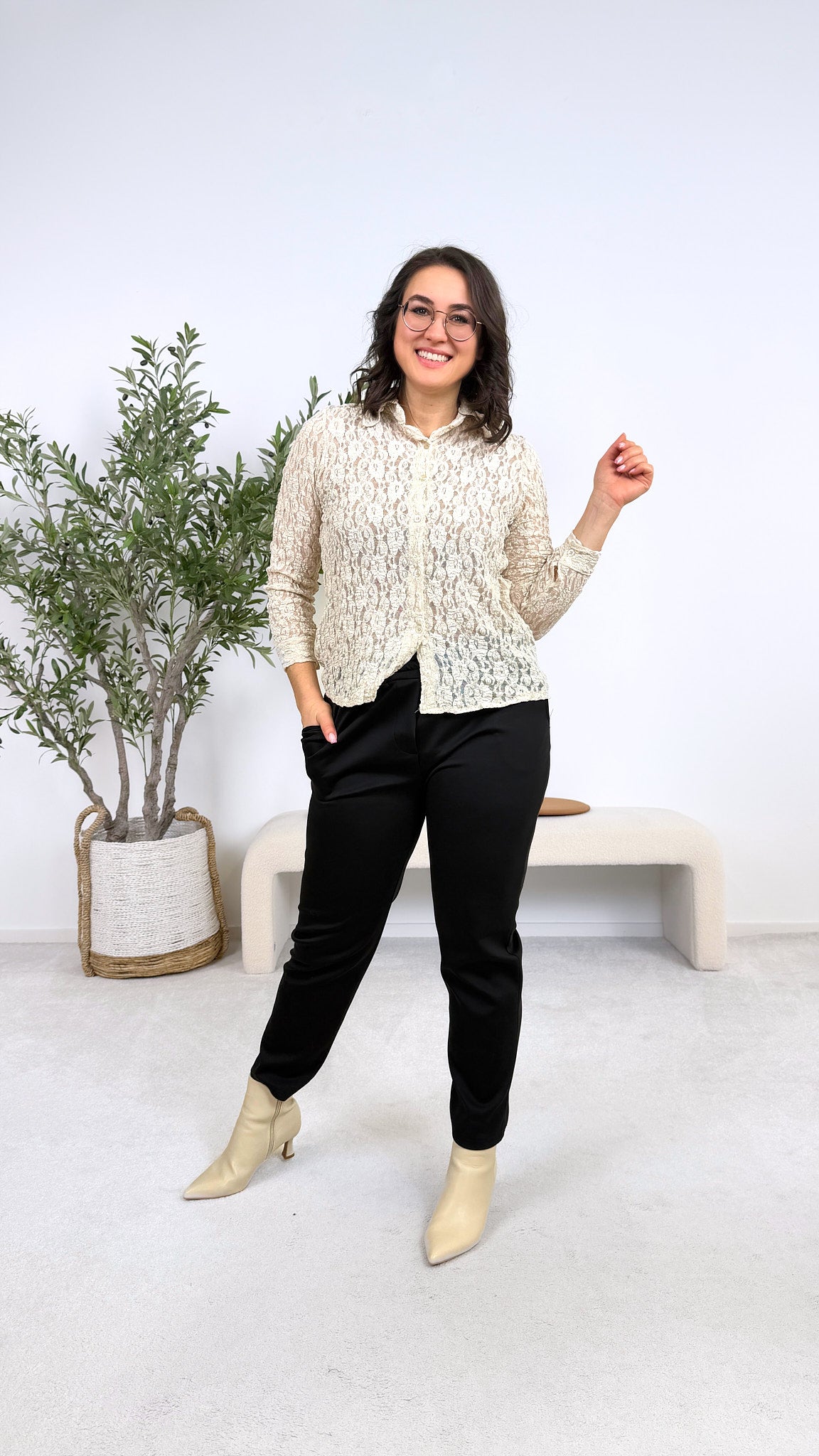 Sweathose Happy Legs *Schwarz*