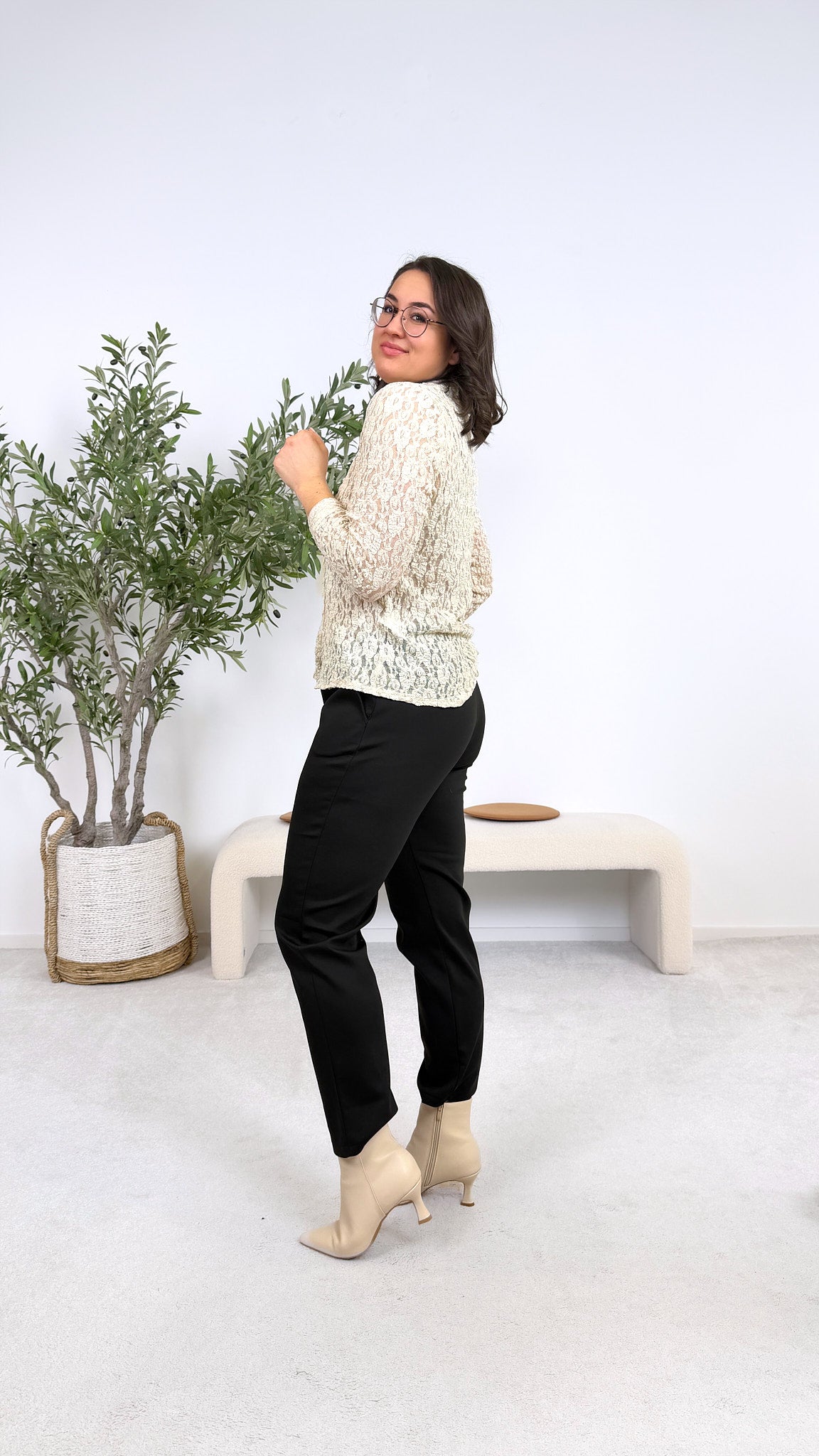 Sweathose Happy Legs *Schwarz*