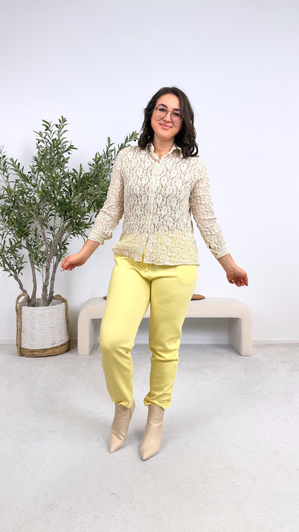 Sweathose Happy Legs *Gelb*