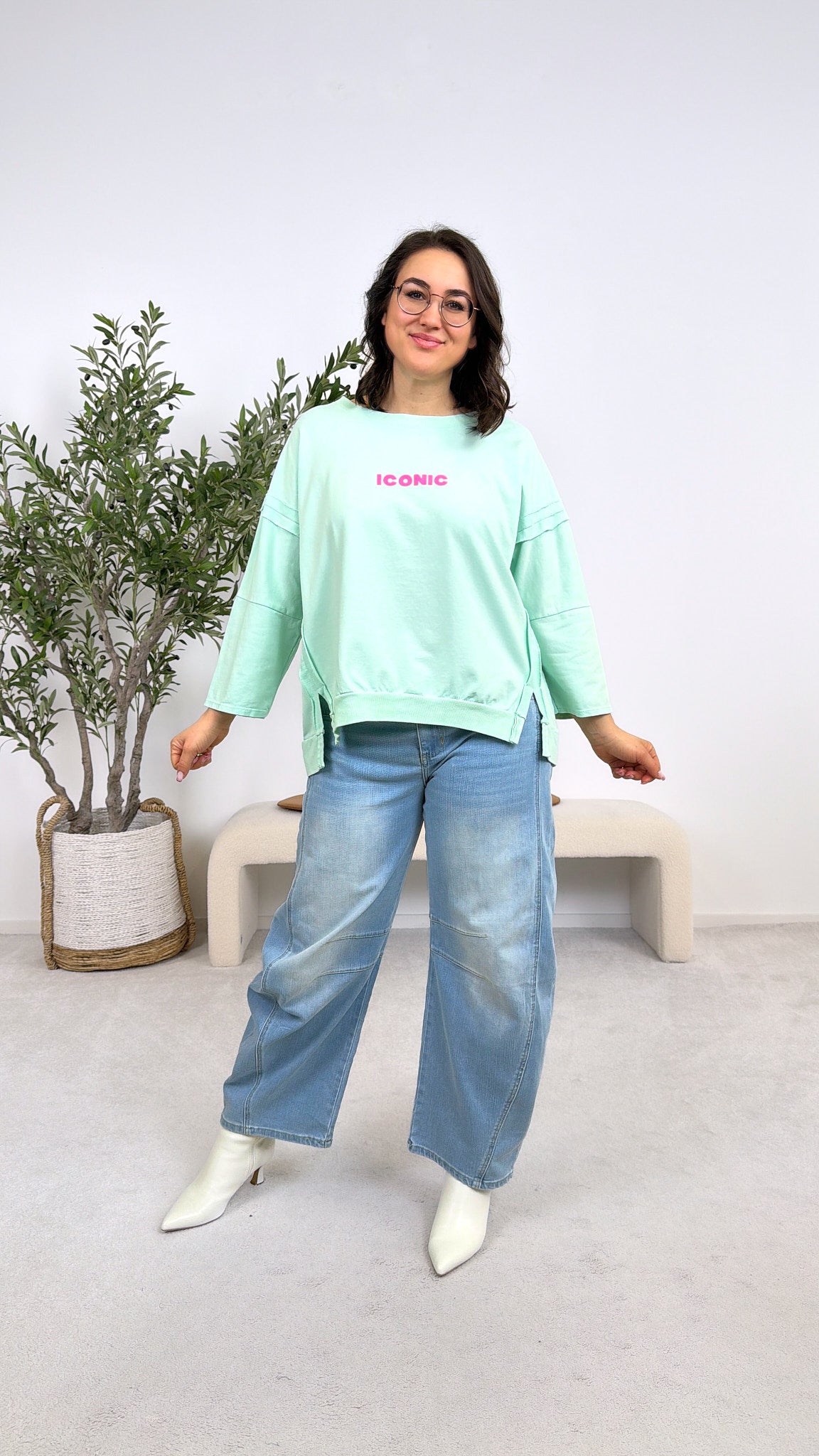 Sweatshirt Iconic *Mint*