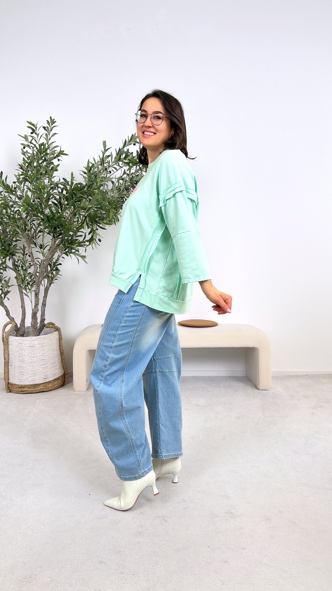 Sweatshirt Iconic *Mint*