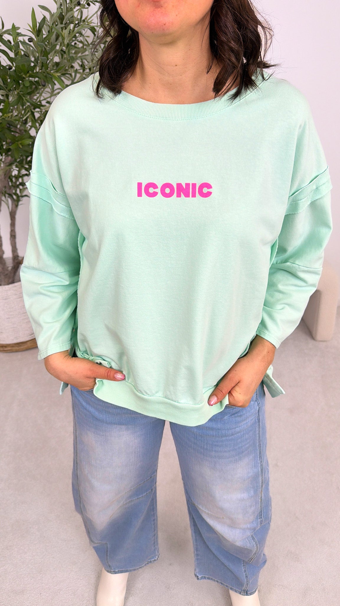 Sweatshirt Iconic *Mint*