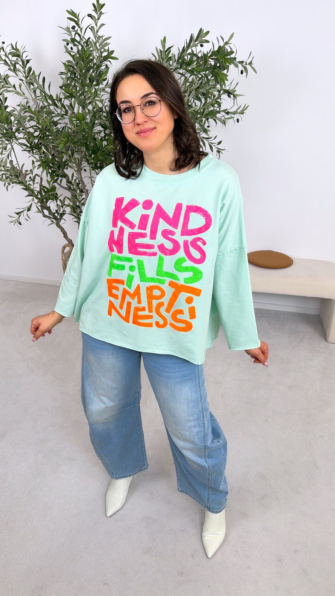Sweatshirt Kindness *Mint*