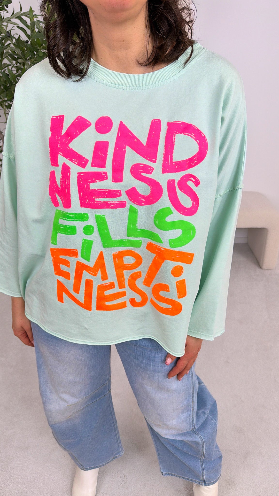 Sweatshirt Kindness *Mint*