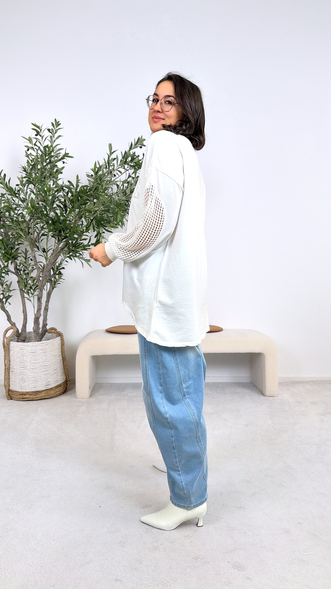 Sweatshirt NY City *Weiß*