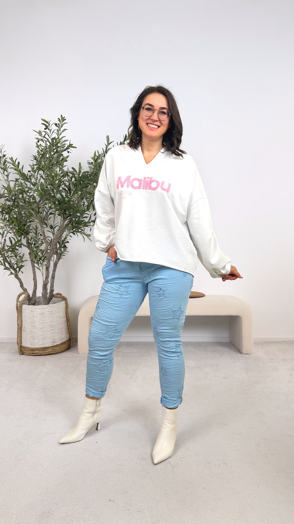 Hoodie Sunset Breeze *Weiß*